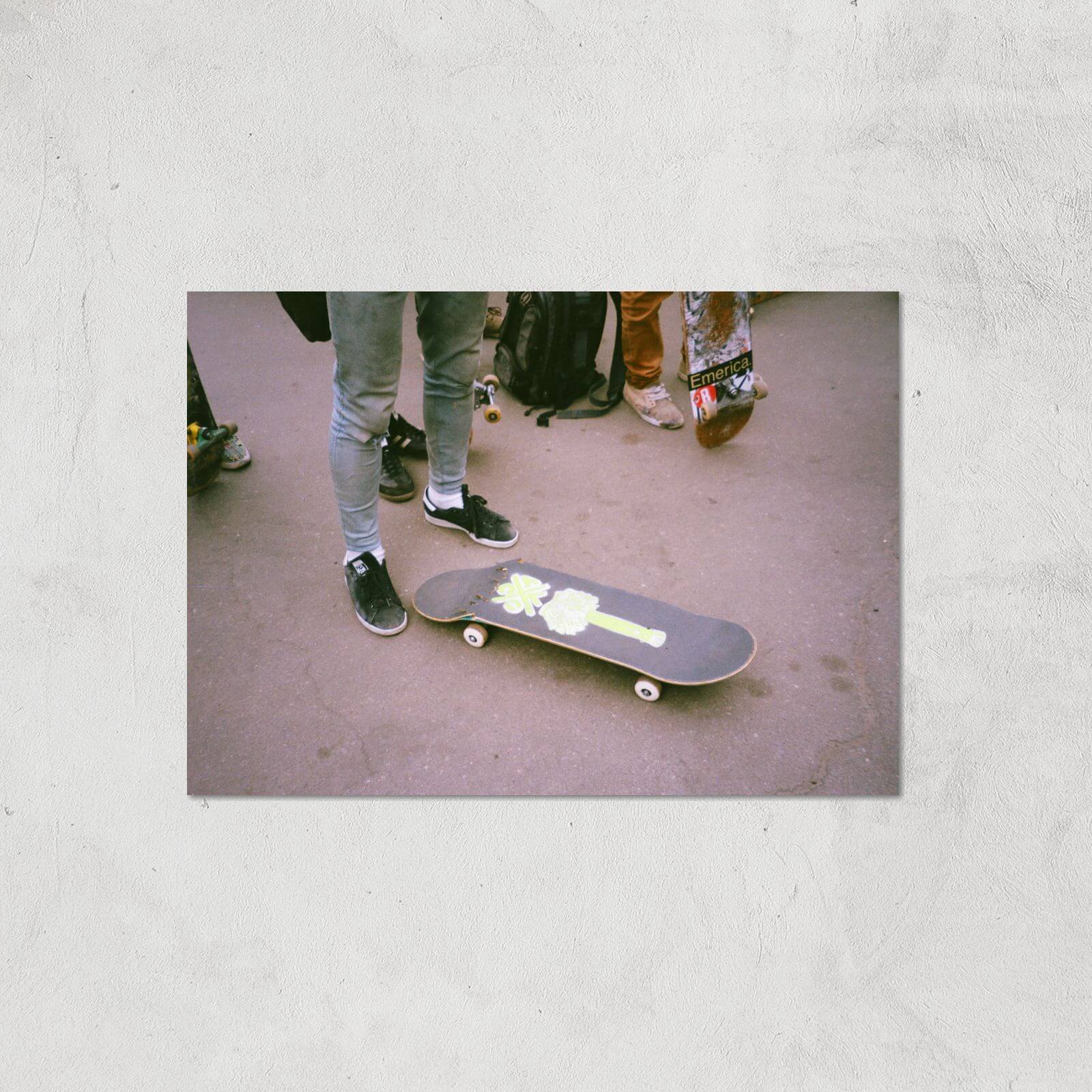 Broken Board Giclee Art Print - A4 - Print Only