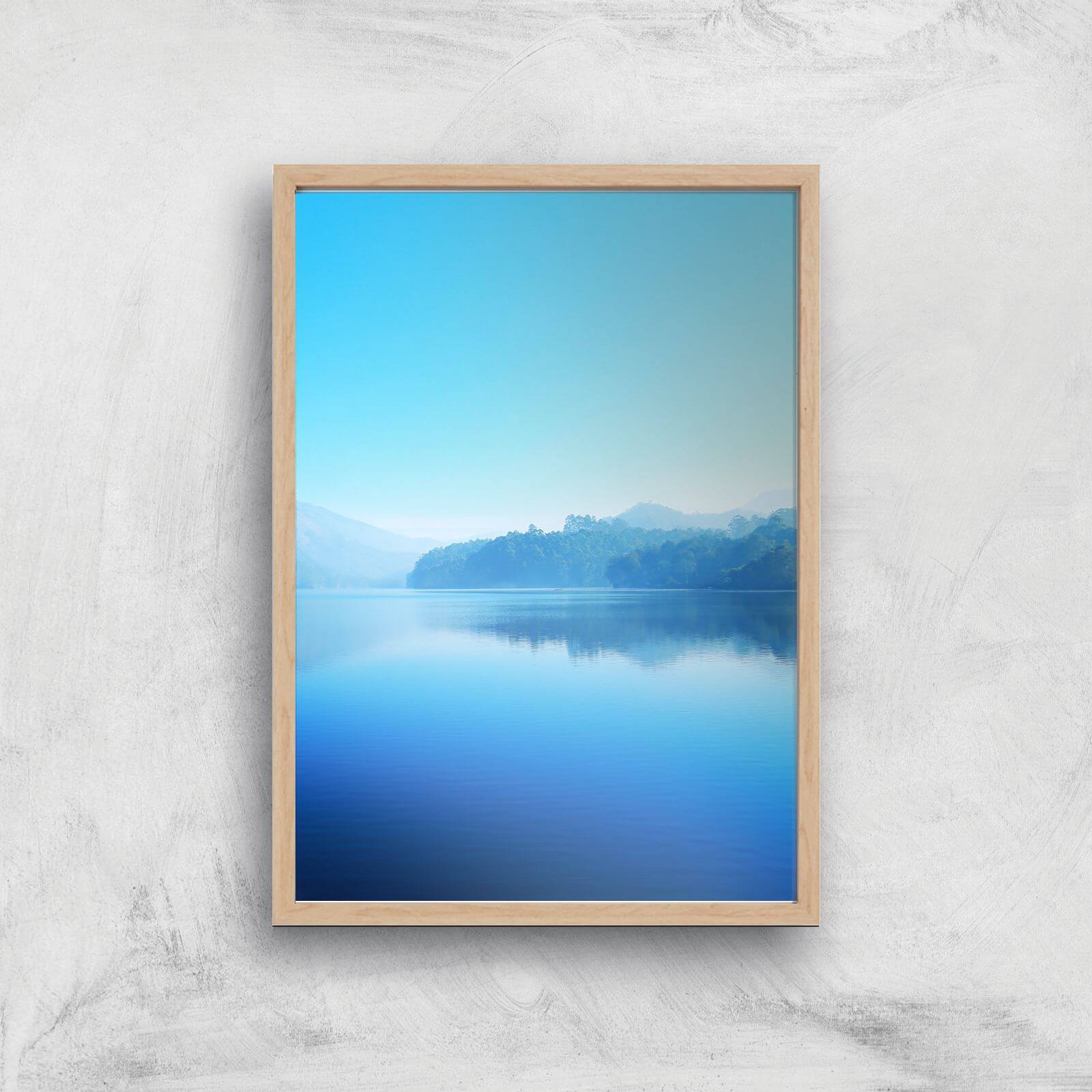 Lake Of Tranquility Giclee Art Print - A3 - Wooden Frame