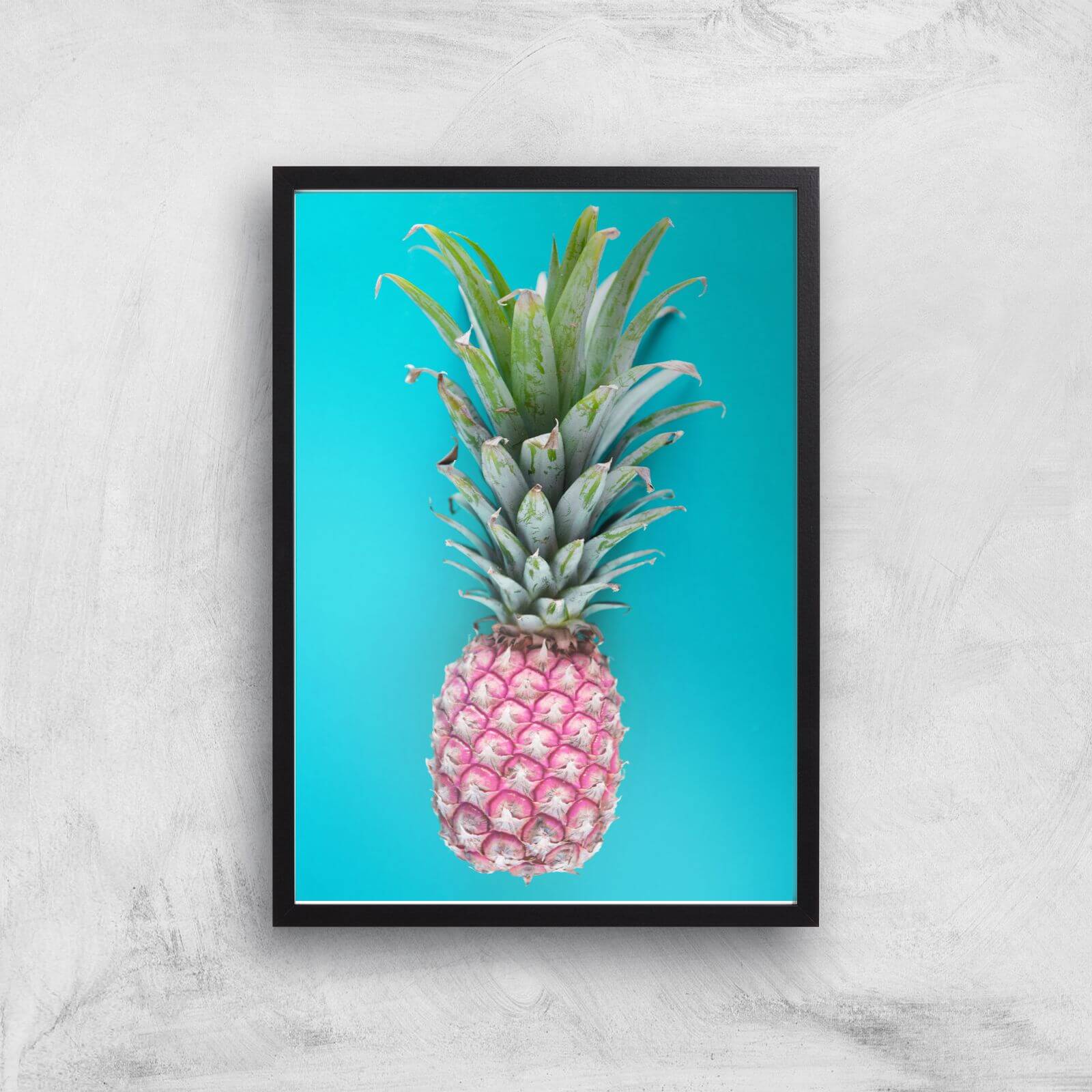 Pineapple Giclee Art Print - A3 - Black Frame