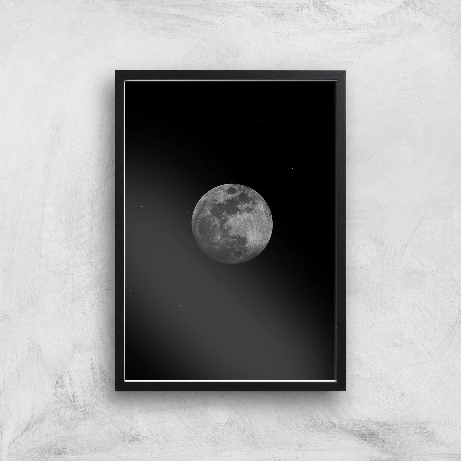 Moon Light Giclee Art Print - A2 - Black Frame