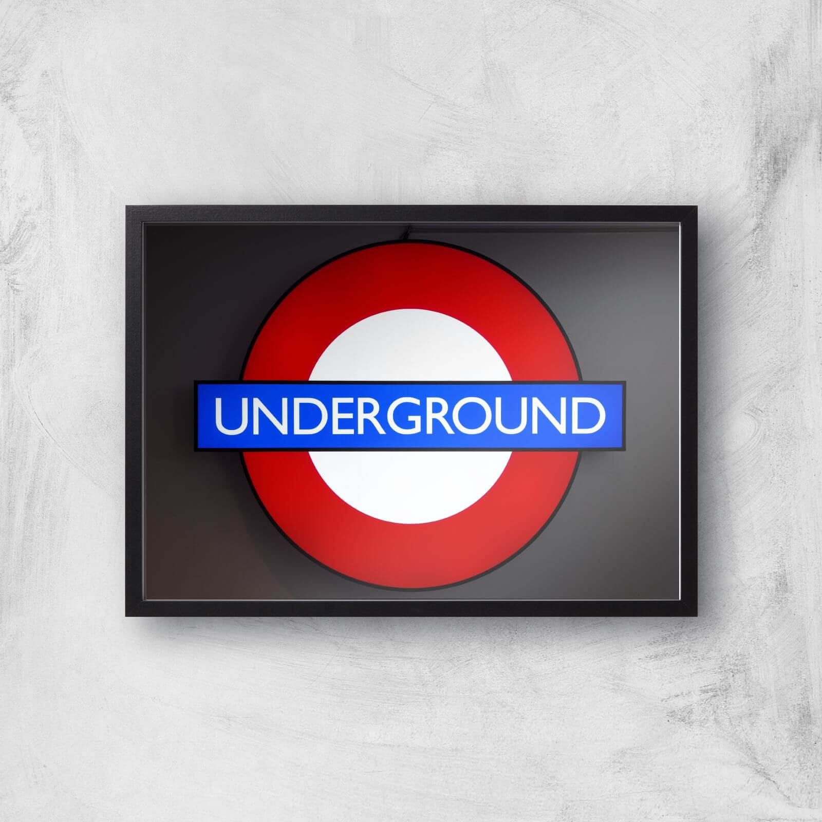 Underground Giclee Art Print - A2 - Black Frame