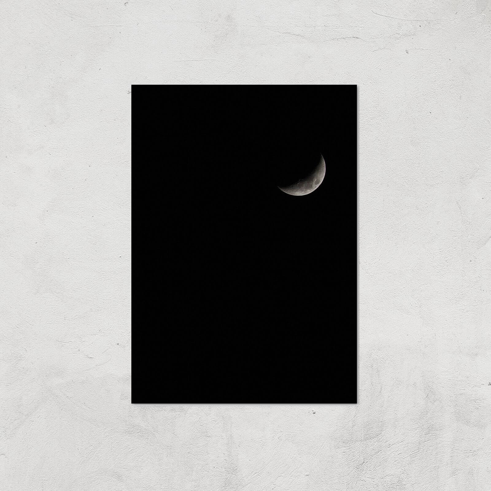 Quarter Moon Giclee Art Print - A2 - Print Only