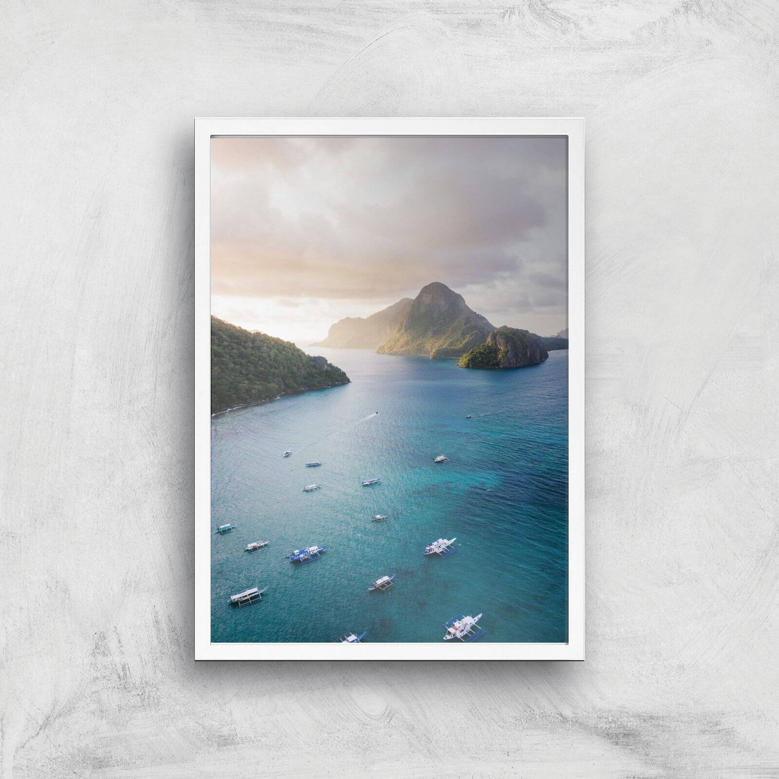 Armada Giclee Art Print - A3 - White Frame