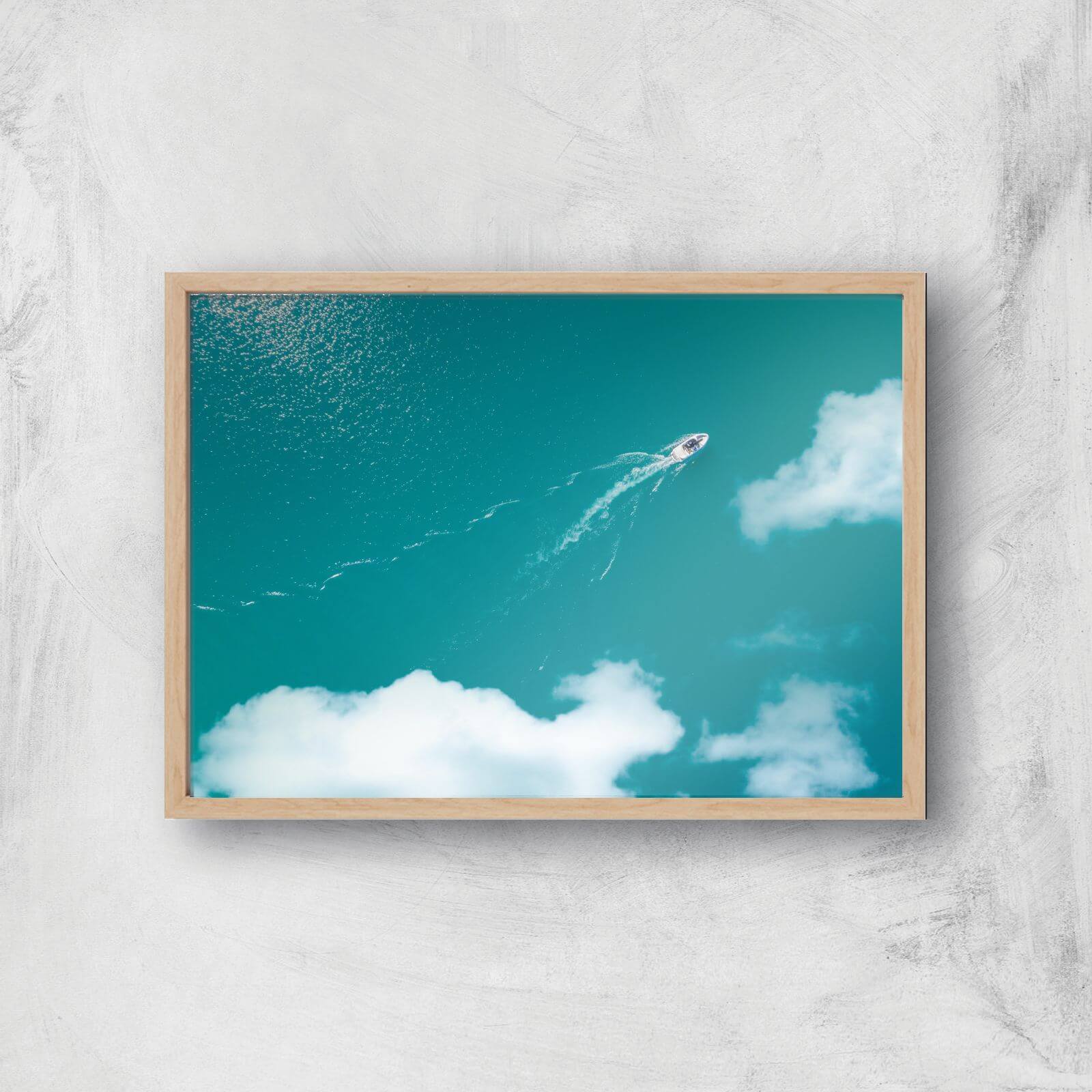 Ocean Escape Giclee Art Print - A3 - Wooden Frame