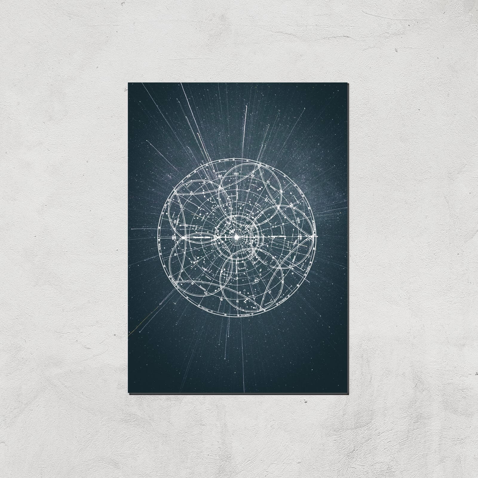 Sky Map Giclee Art Print - A3 - Print Only