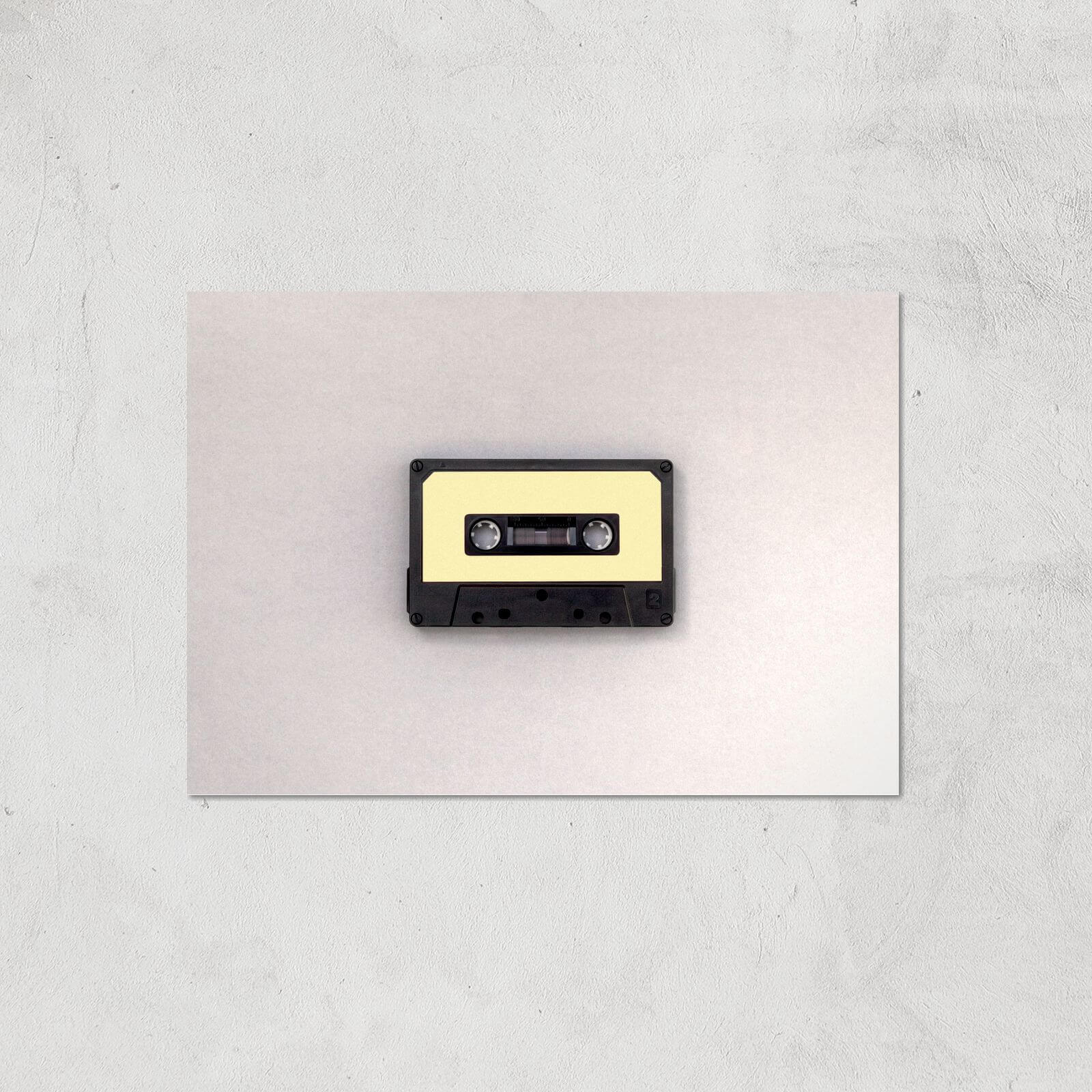 Cassette Tape Giclee Art Print - A4 - Print Only
