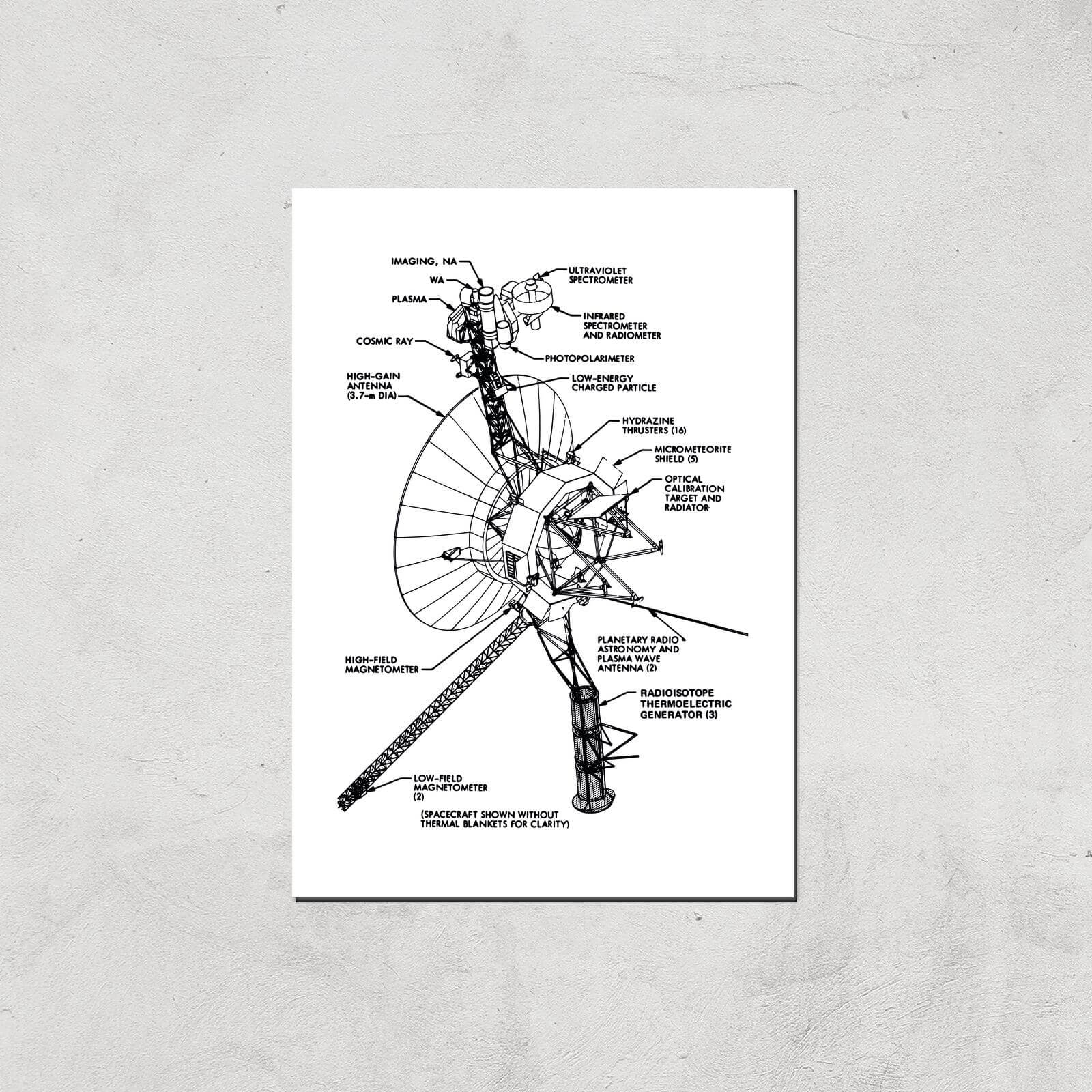 Satellite Giclee Art Print - A2 - Print Only