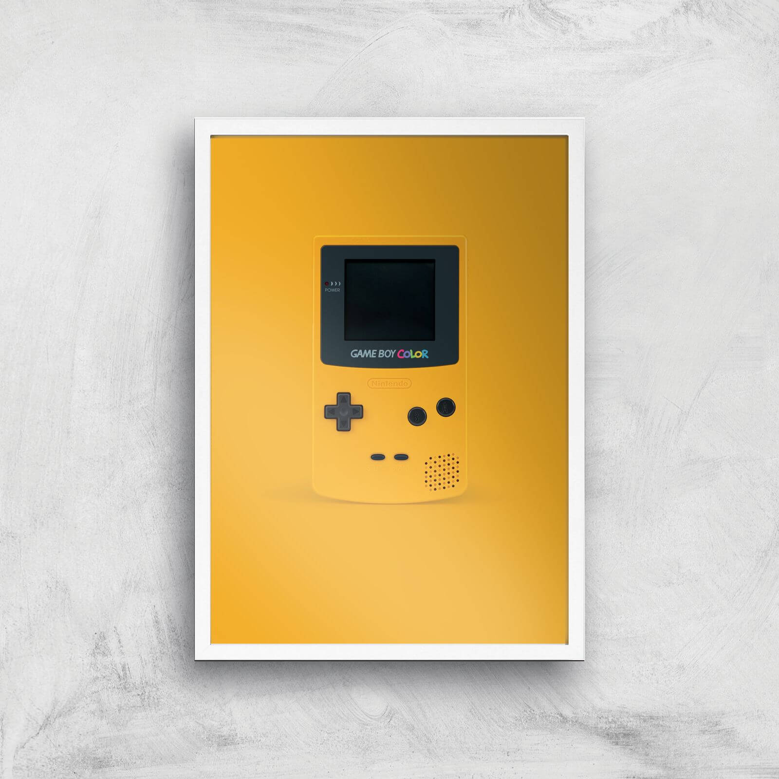 Hand Held Game Console Giclee Art Print - A2 - White Frame