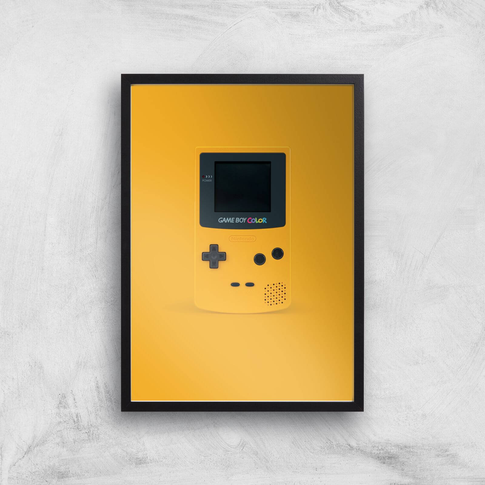 Hand Held Game Console Giclee Art Print - A2 - Black Frame