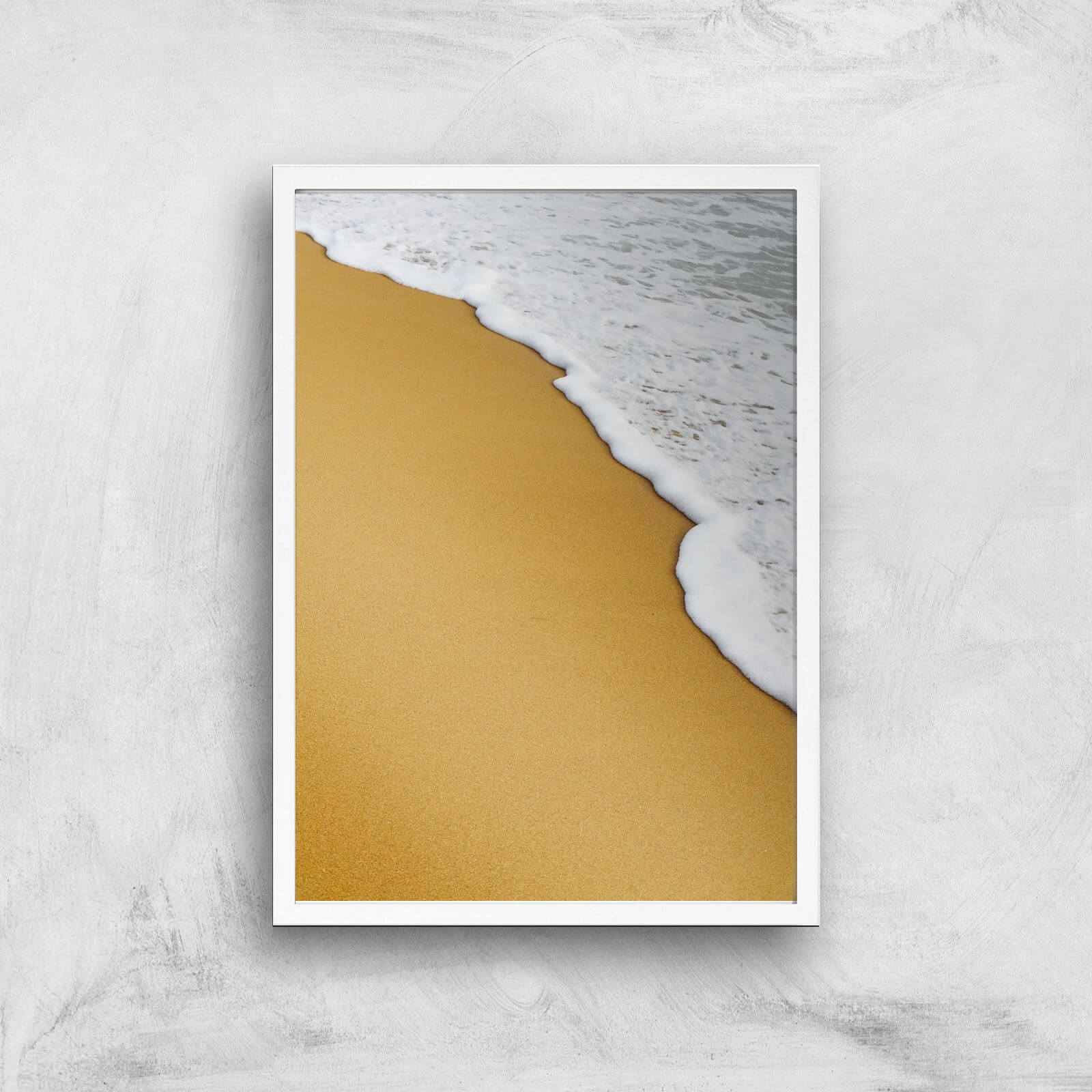 Sea Foam Giclee Art Print - A2 - White Frame