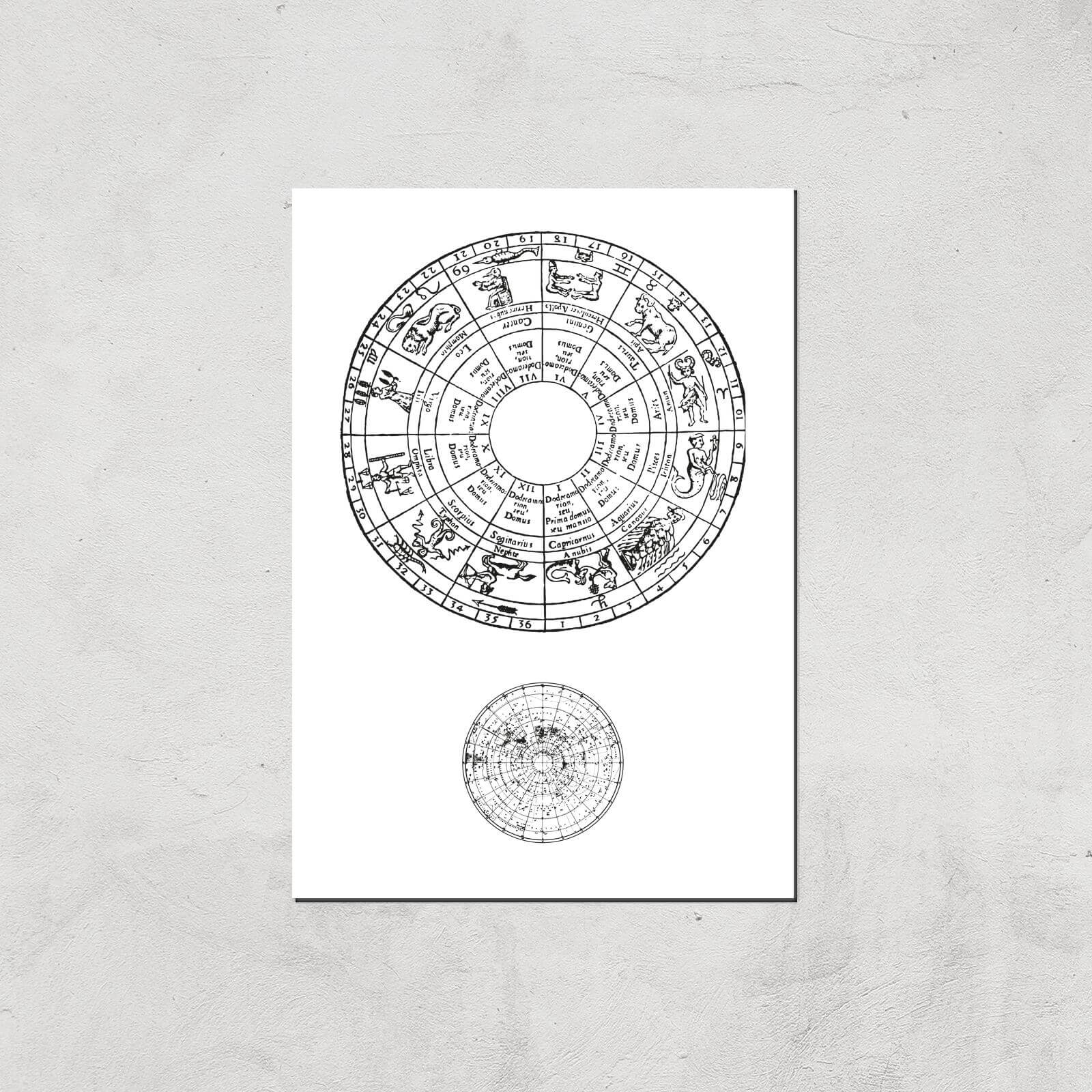 Astrological Dial Giclee Art Print - A2 - Print Only