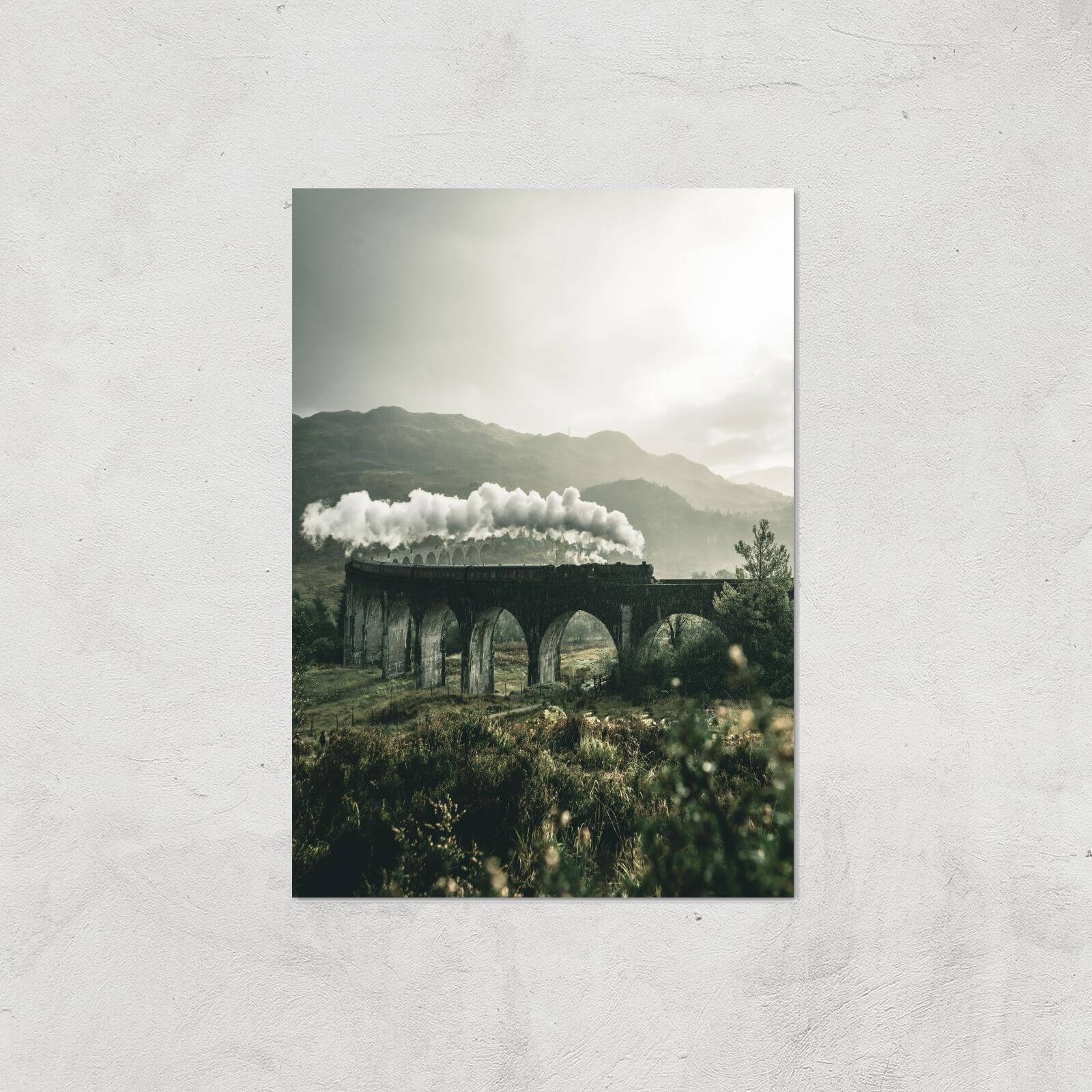 Steam Train Giclee Art Print - A2 - Print Only