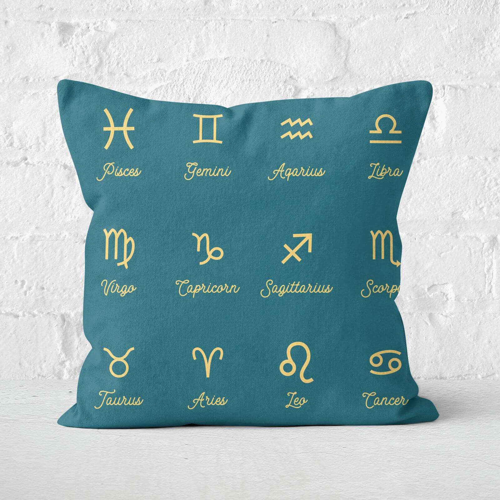 Horoscopes Square Cushion - 60x60cm - Soft Touch