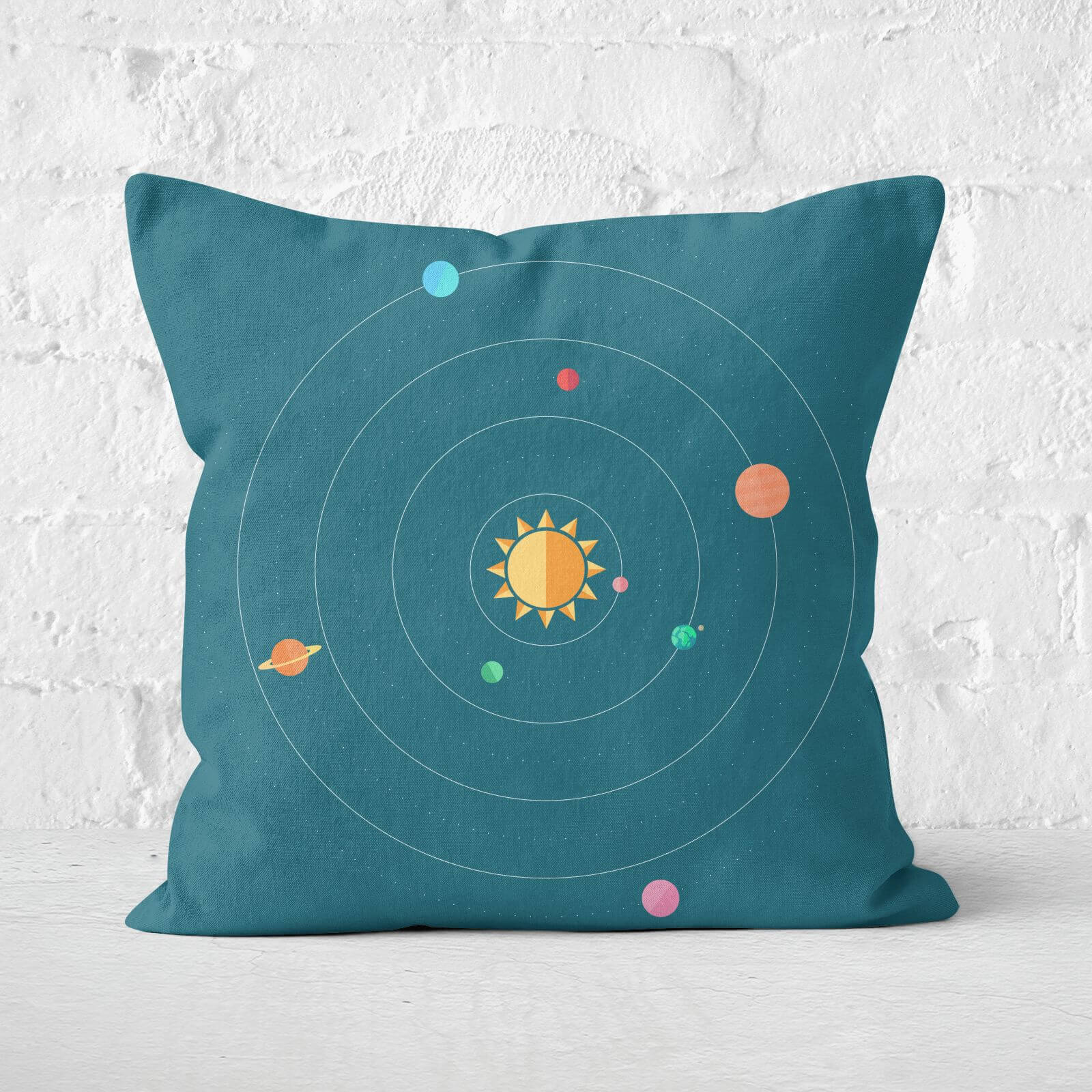 Solar System Square Cushion - 60x60cm - Soft Touch
