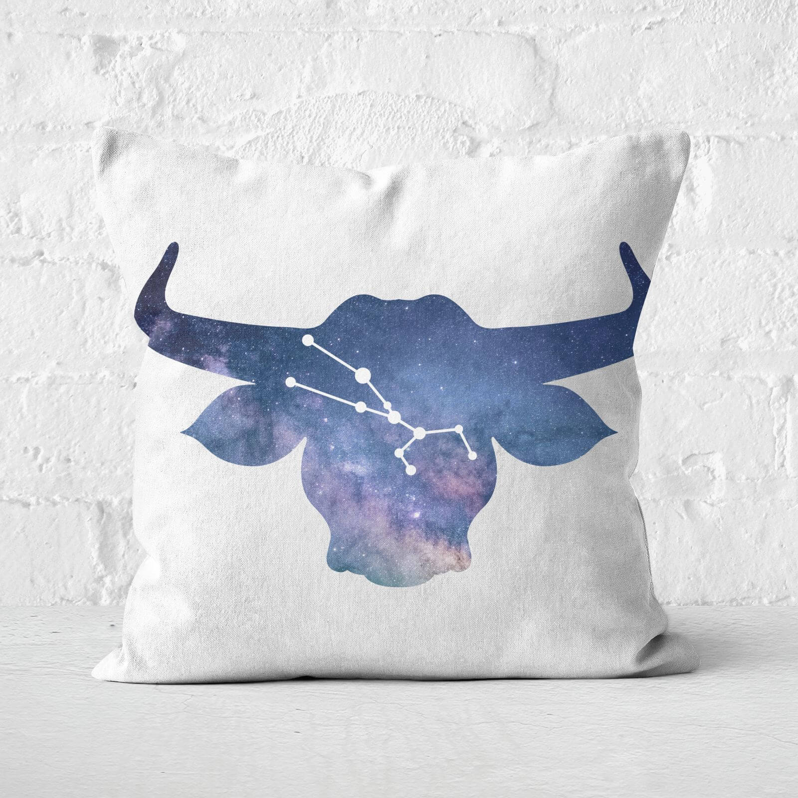 Cosmic Taurus Square Cushion - 60x60cm - Soft Touch