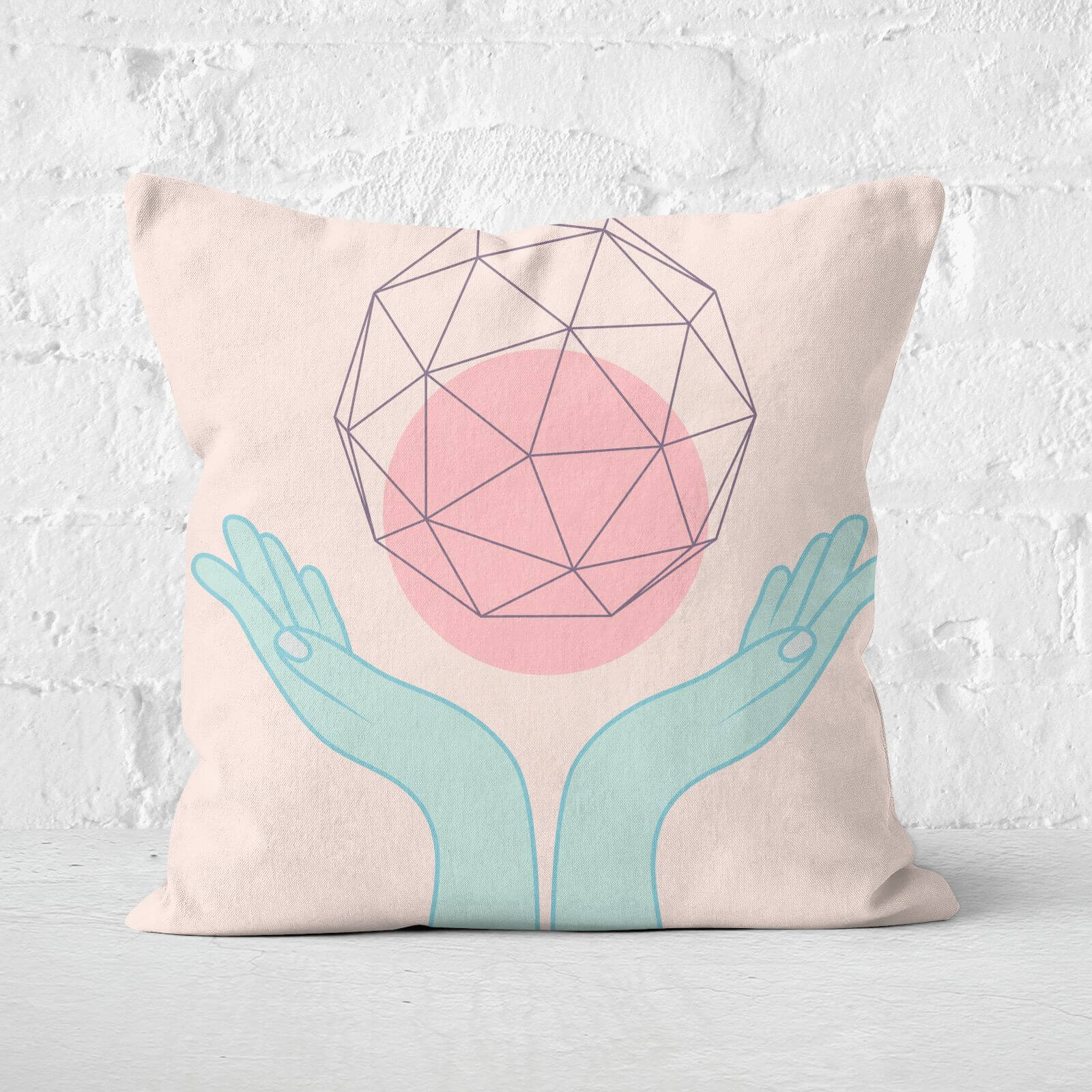 Enlightenment Square Cushion - 60x60cm - Soft Touch