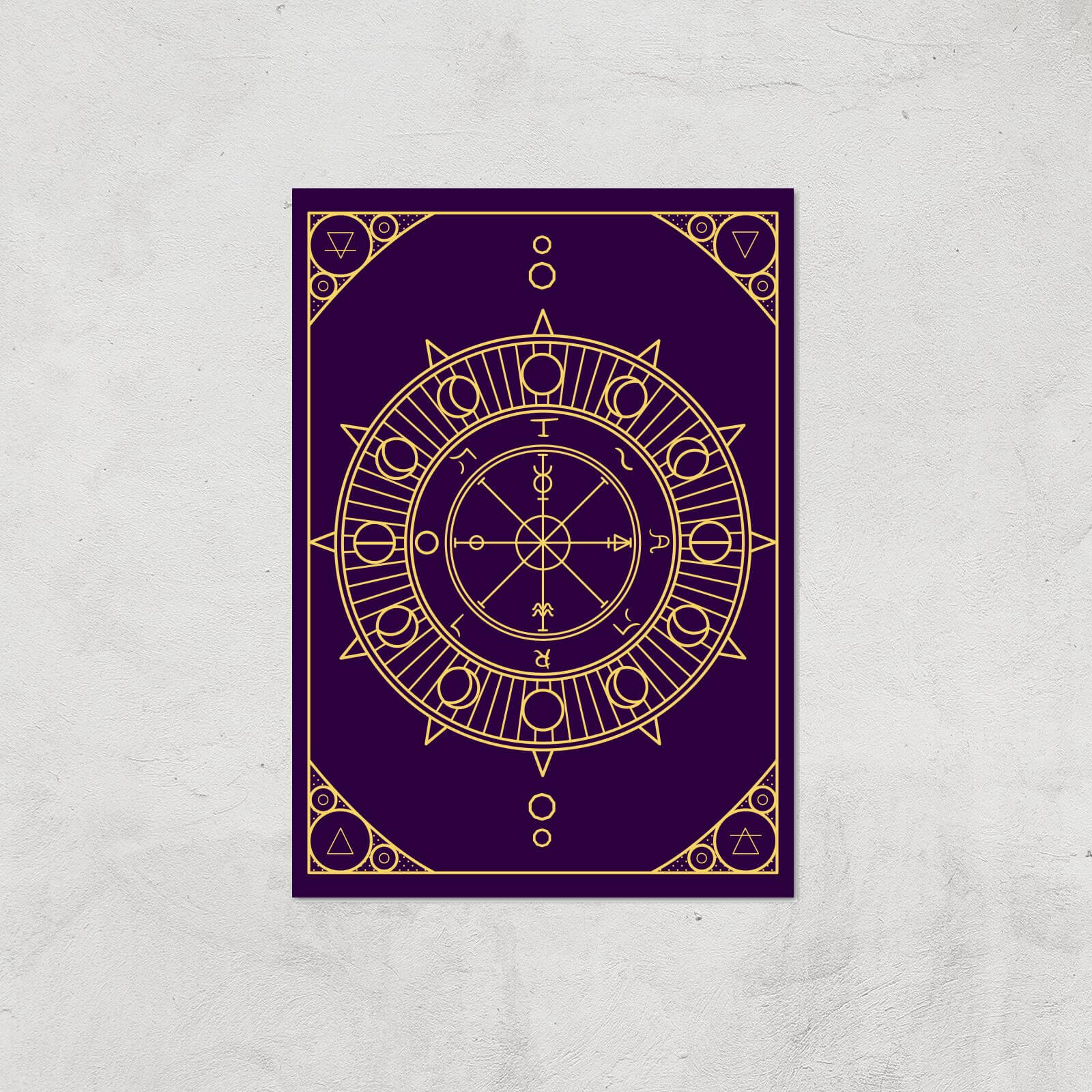 Decorative Wheel Of Fortune Giclée Art Print - A3 - Print Only