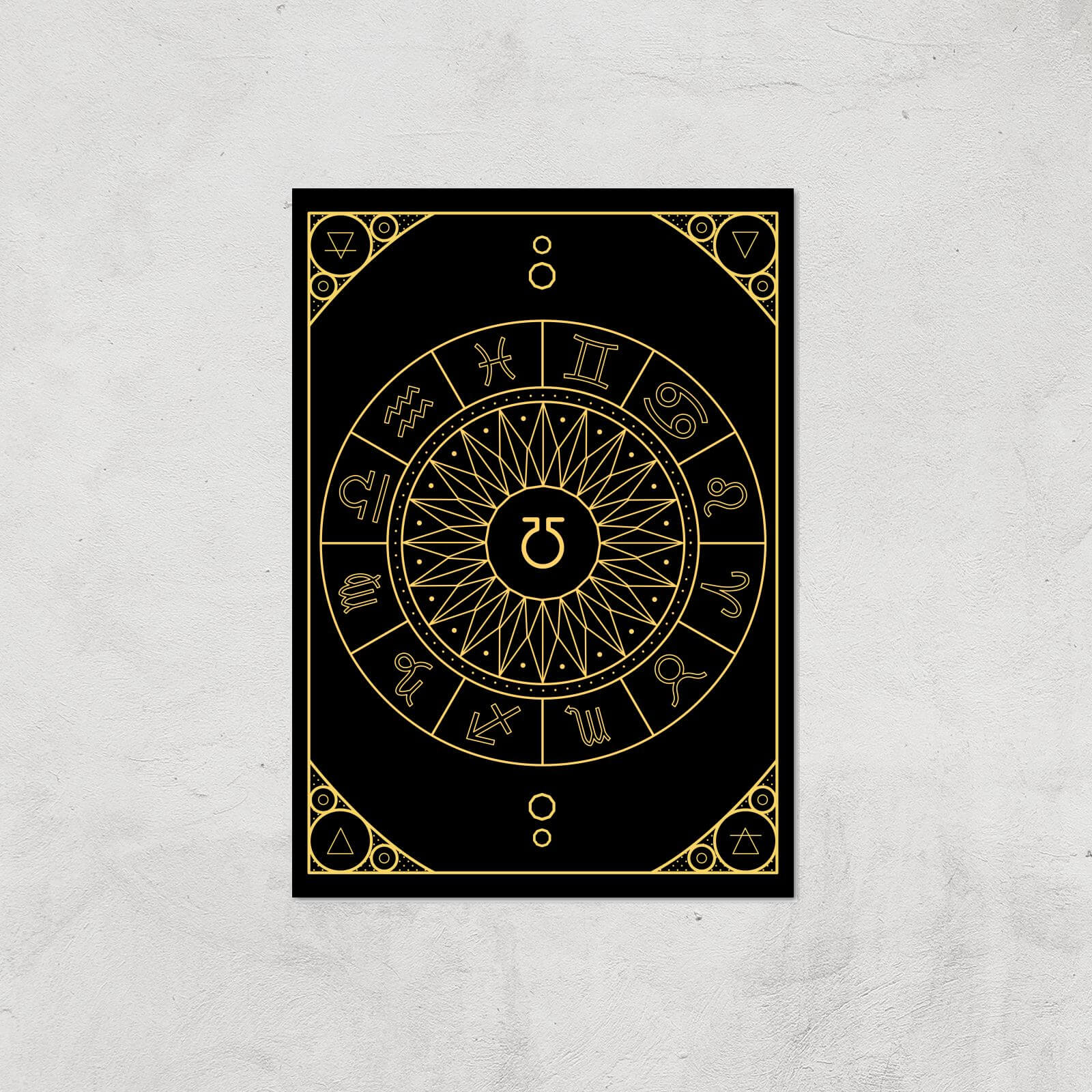 Decorative Horoscope Symbols Giclée Art Print - A4 - Print Only