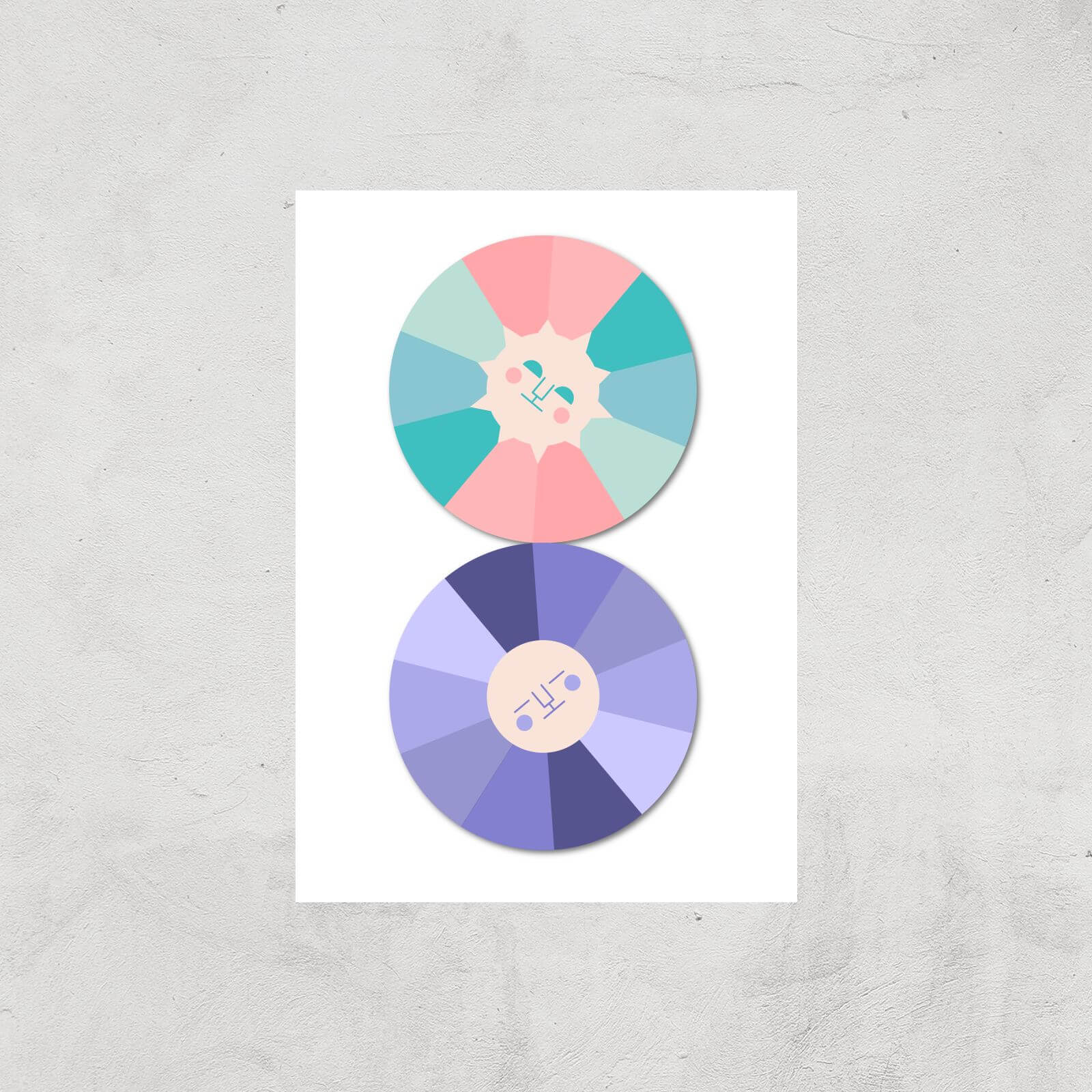 When The Sun And Moon Collide Giclée Art Print - A4 - Print Only