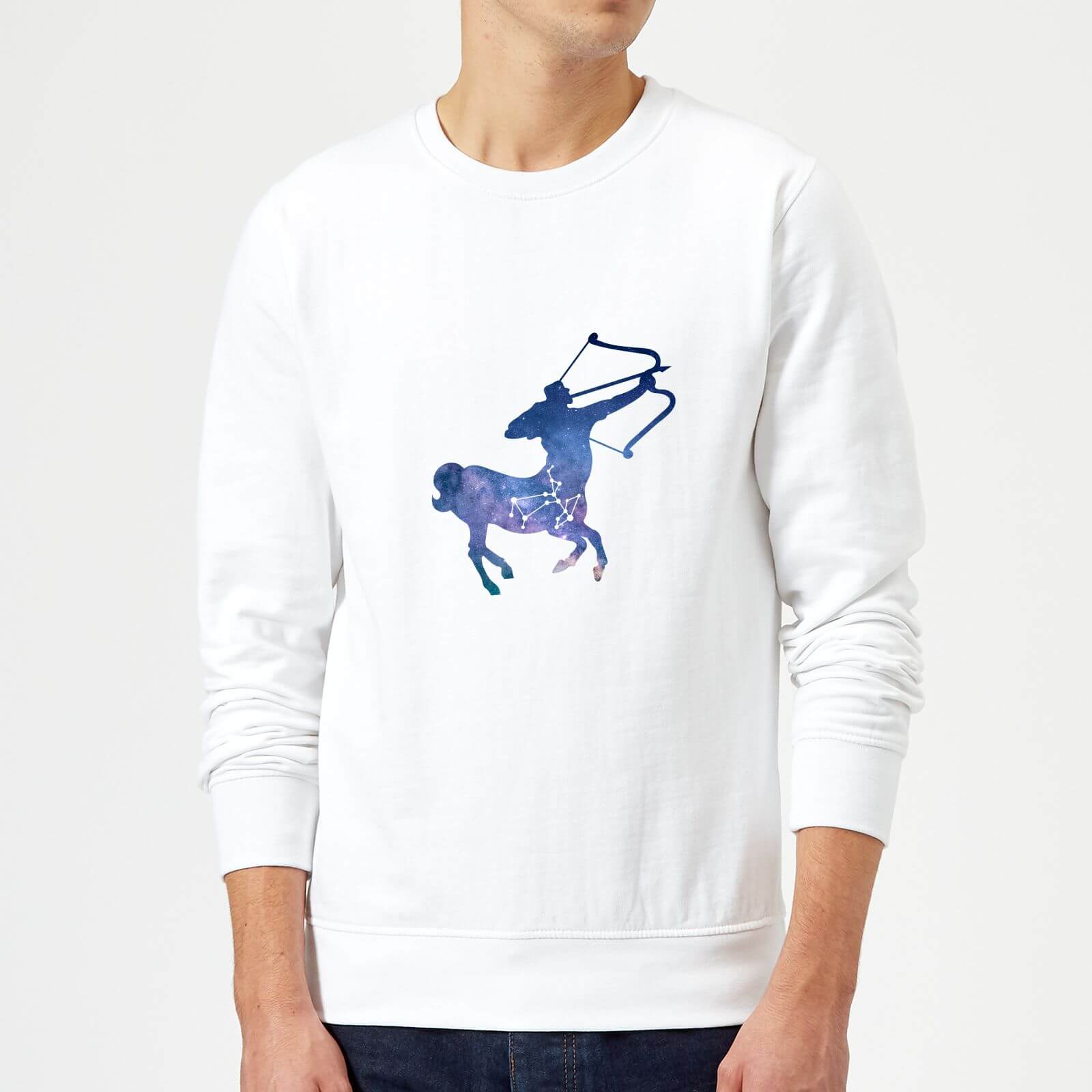 Sagittarius Sweatshirt - White - S - White