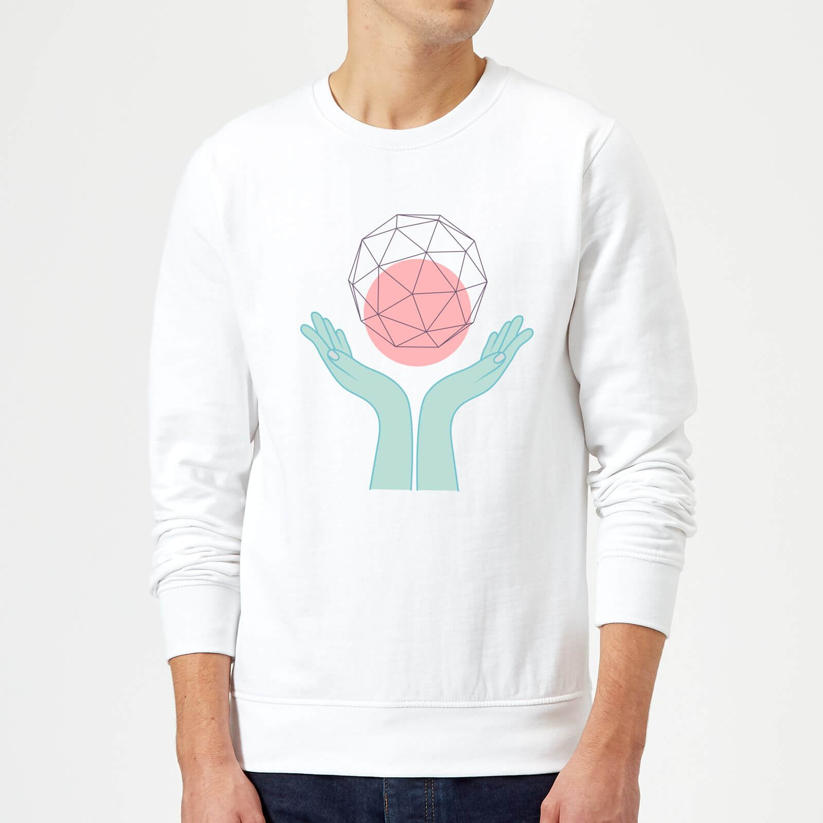 Enlightenment Sweatshirt - White - S - White