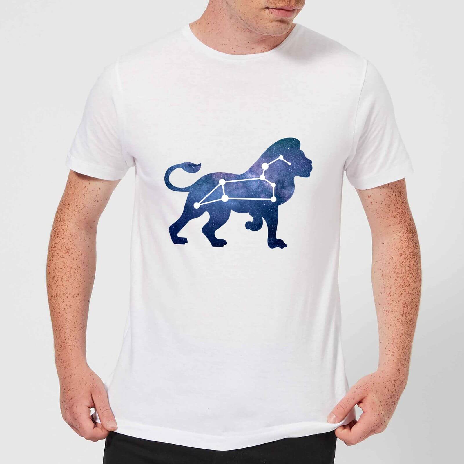 Leo Men's T-Shirt - White - XS - White