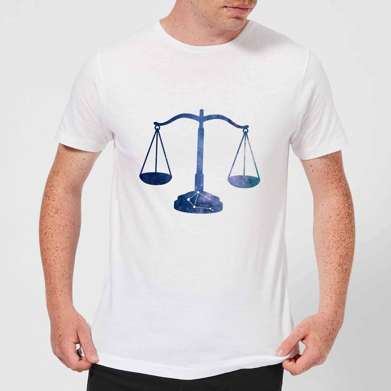Libra Men's T-Shirt - White - XS - White