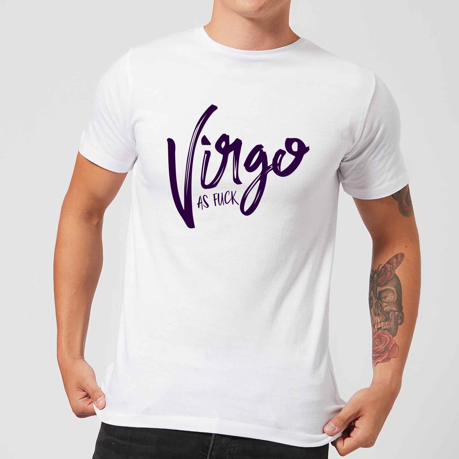 Virgo As Fuck Men's T-Shirt - White - XS - White