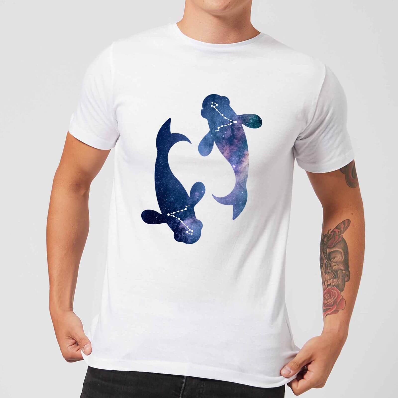 Pisces Men's T-Shirt - White - XS - White
