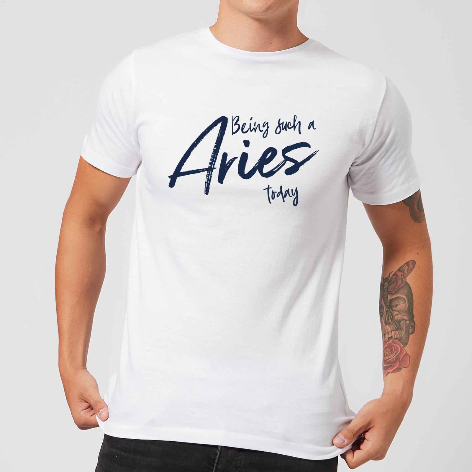 Being Such A Aries Today Men's T-Shirt - White - XS - White