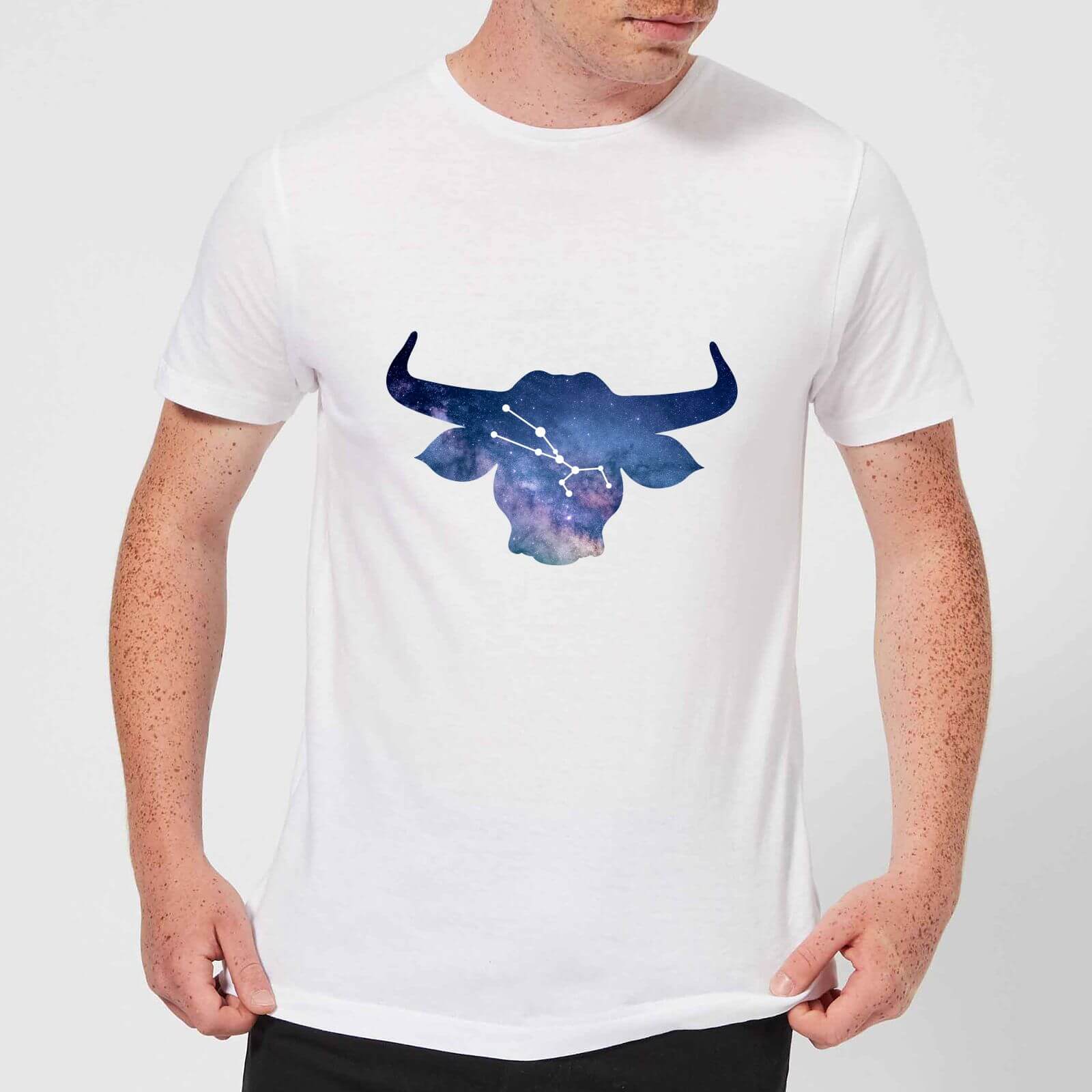 Taurus Men's T-Shirt - White - XS - White