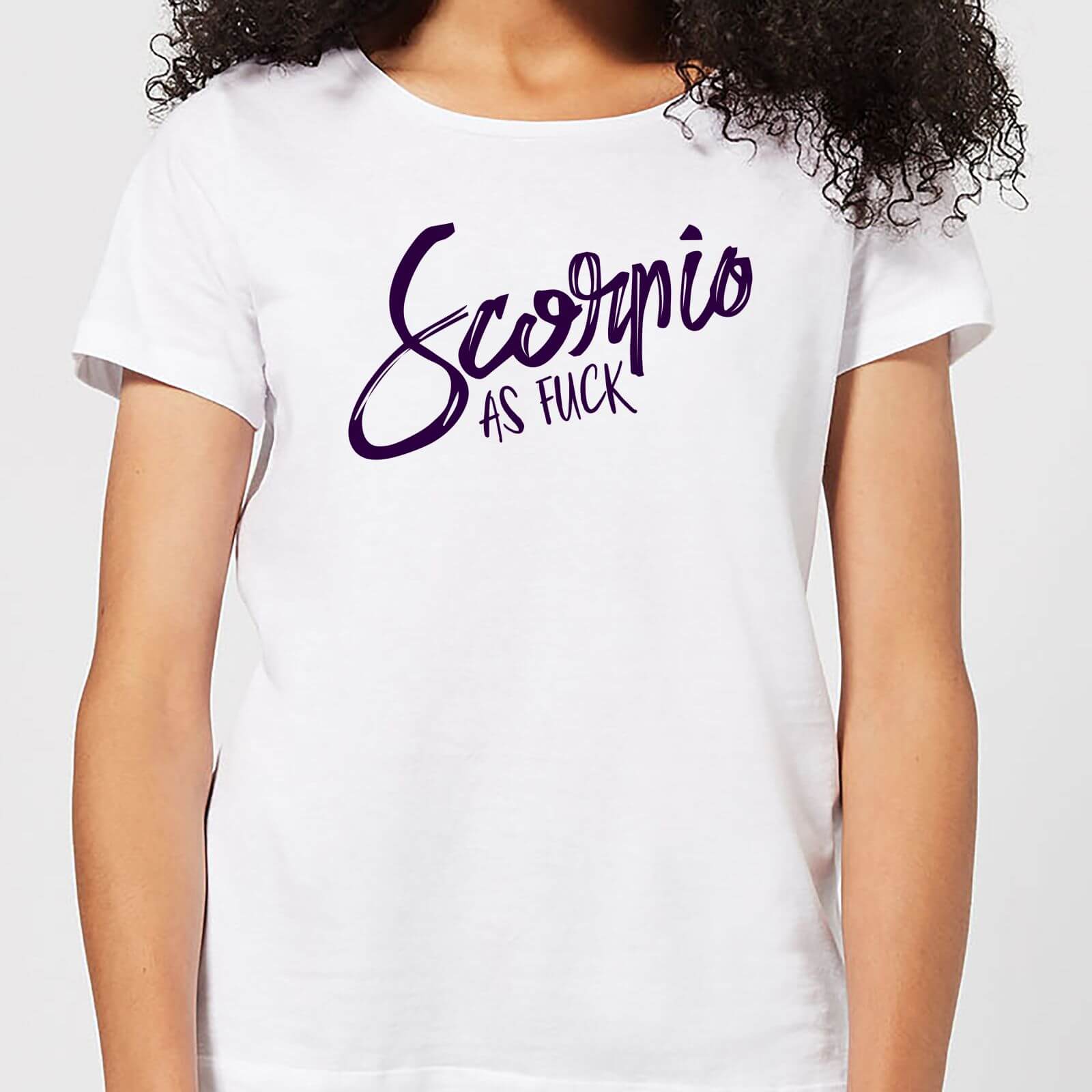 Scorpio As Fuck Women's T-Shirt - White - S - White