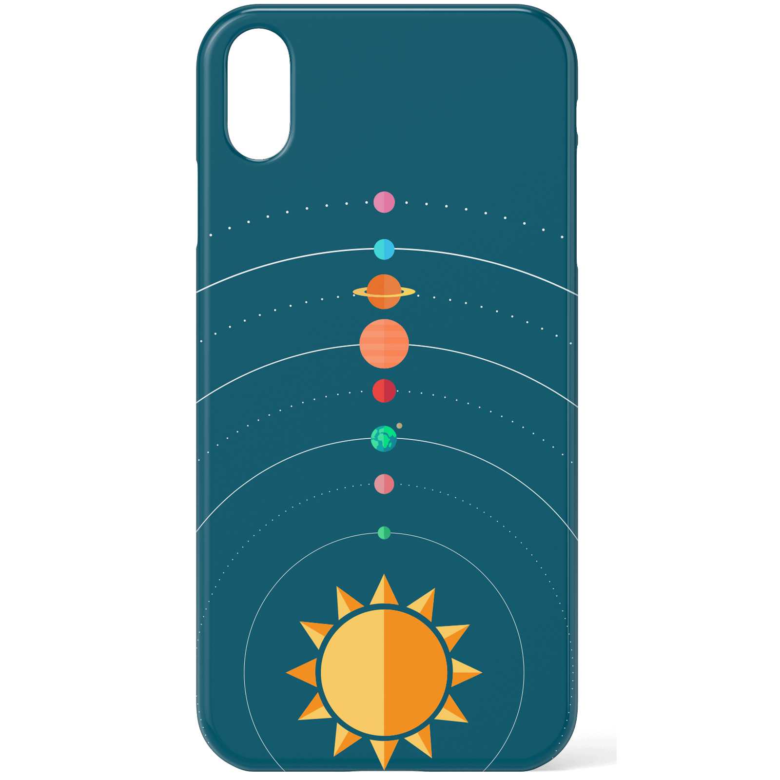 Solar System Phone Case for iPhone and Android - iPhone XS - Snap Case - Matte