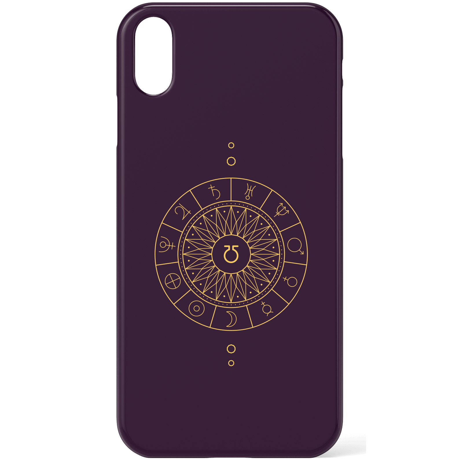 Decorative Planet Symbols Phone Case for iPhone and Android - iPhone XS - Snap Case - Matte