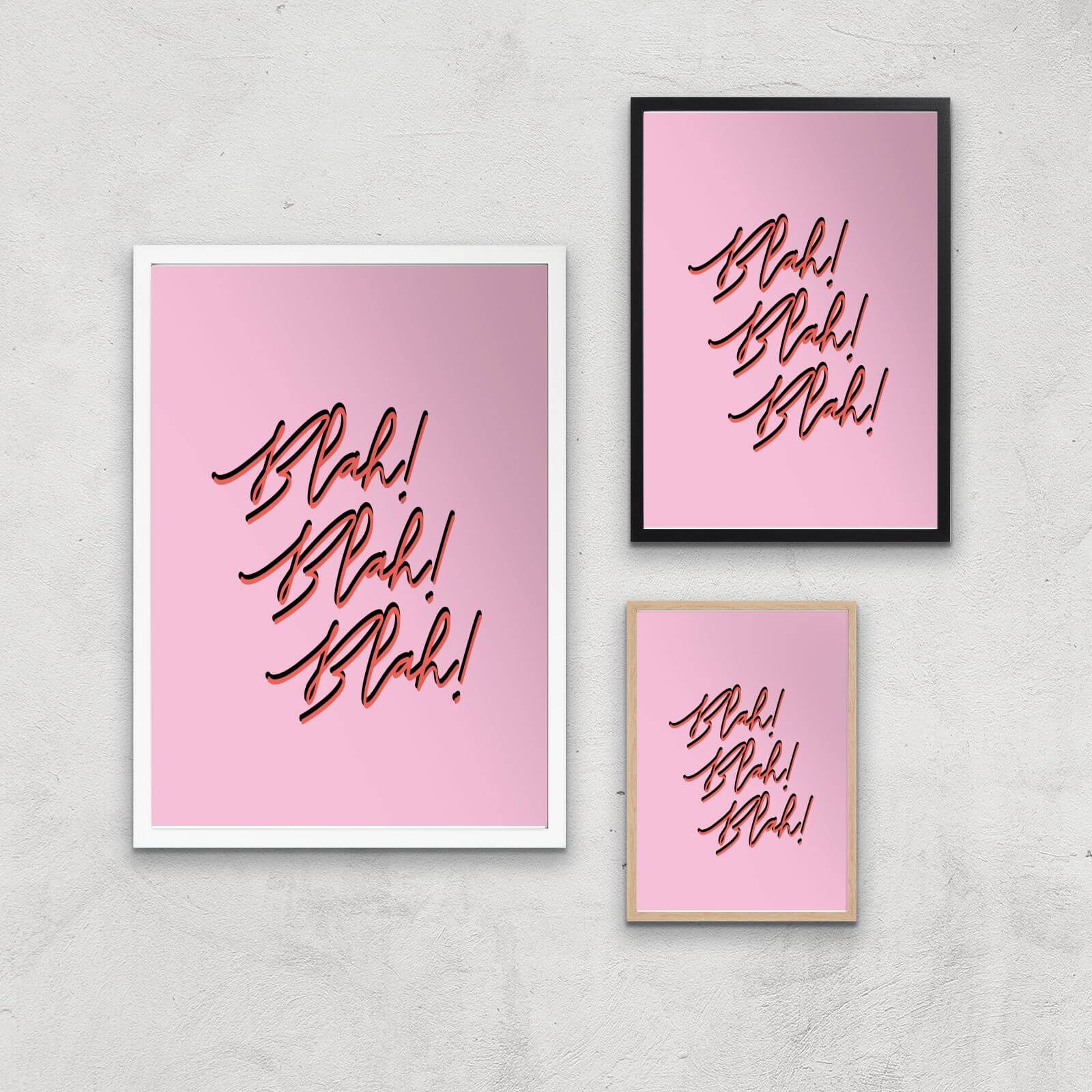 Blah Blah Blah! Giclee Art Print - A4 - Print Only