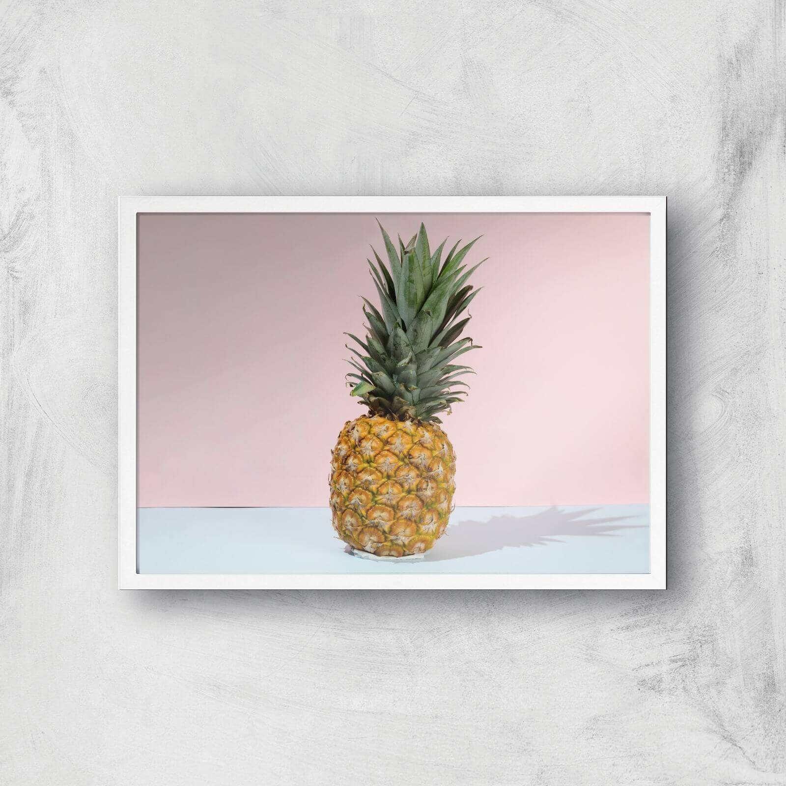 Pastel Pineapple Giclee Art Print - A3 - White Frame