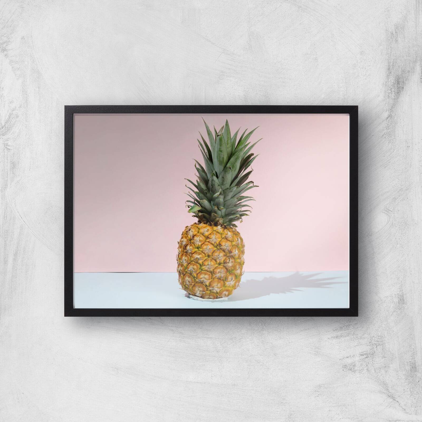 Pastel Pineapple Giclee Art Print - A3 - Black Frame