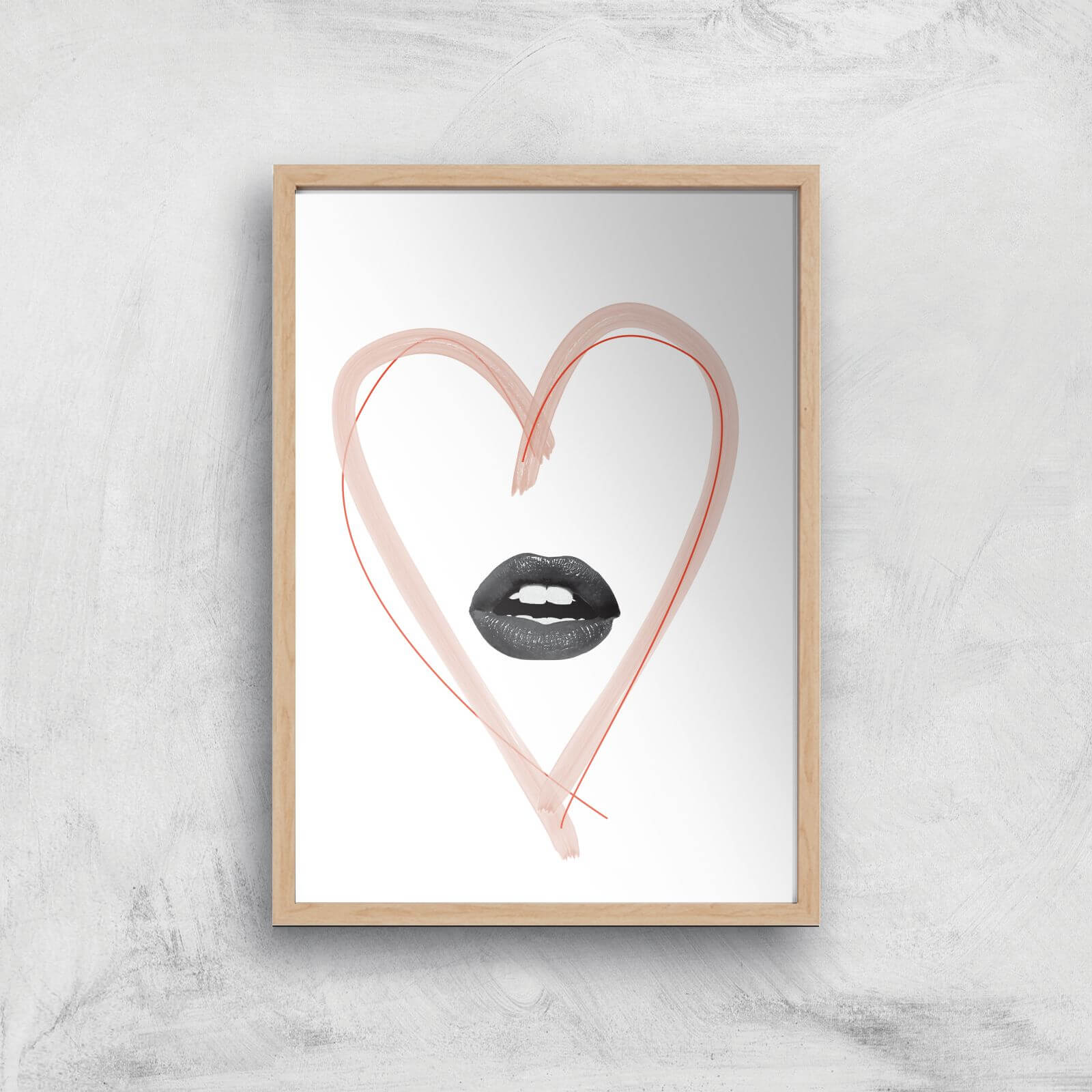Hot Tramp Giclee Art Print - A4 - Wooden Frame