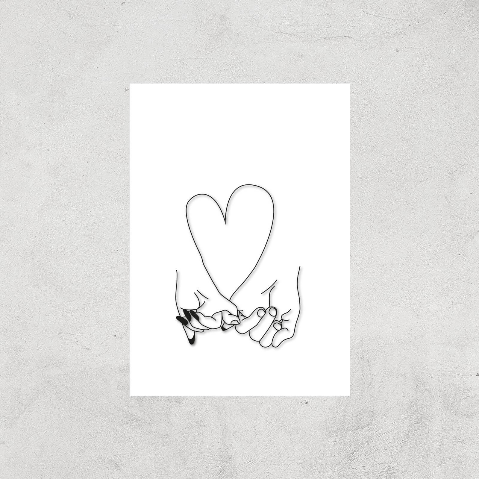 Pink Promise Giclee Art Print - A4 - Print Only