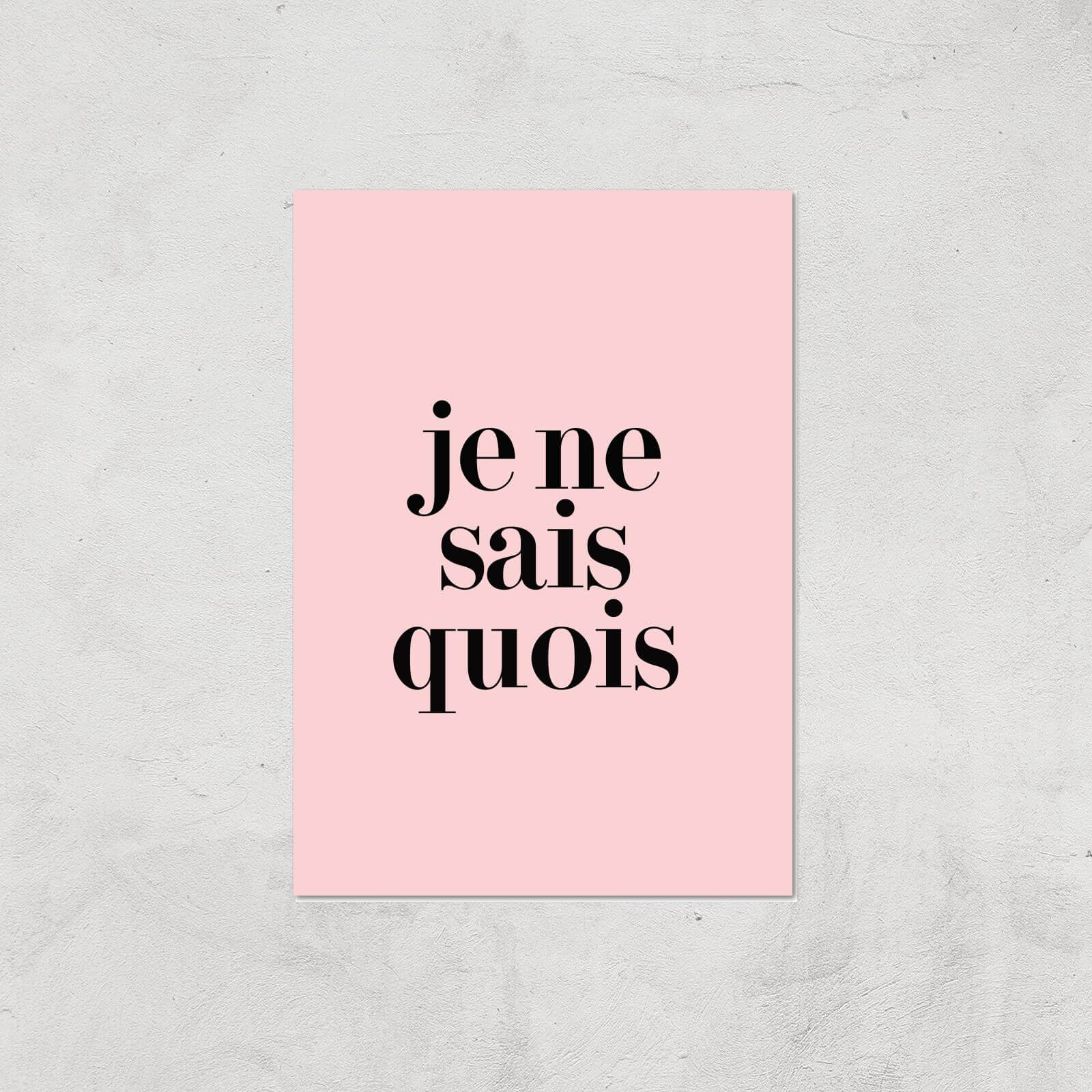 Je Ne Sais Quoi Giclee Art Print - A3 - Print Only