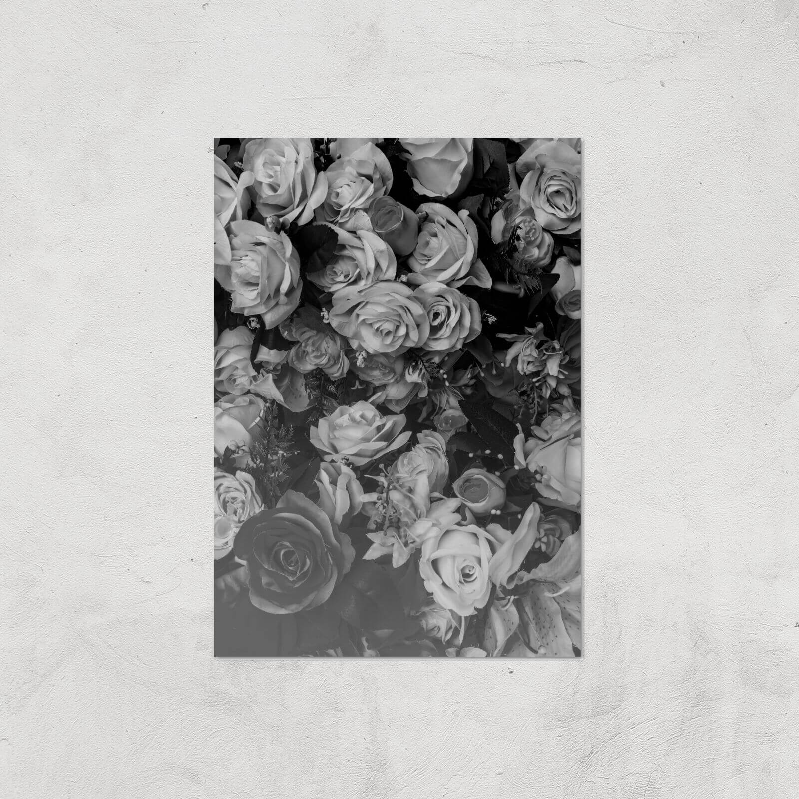 Florals At Midnight Giclee Art Print - A3 - Print Only