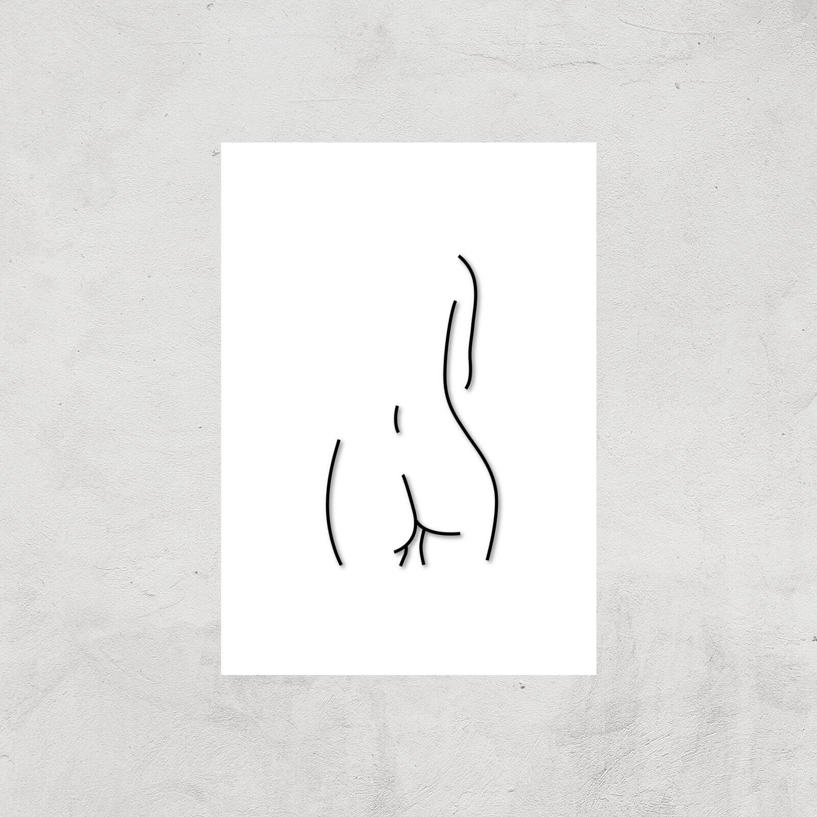 Derriere Giclee Art Print - A2 - Print Only