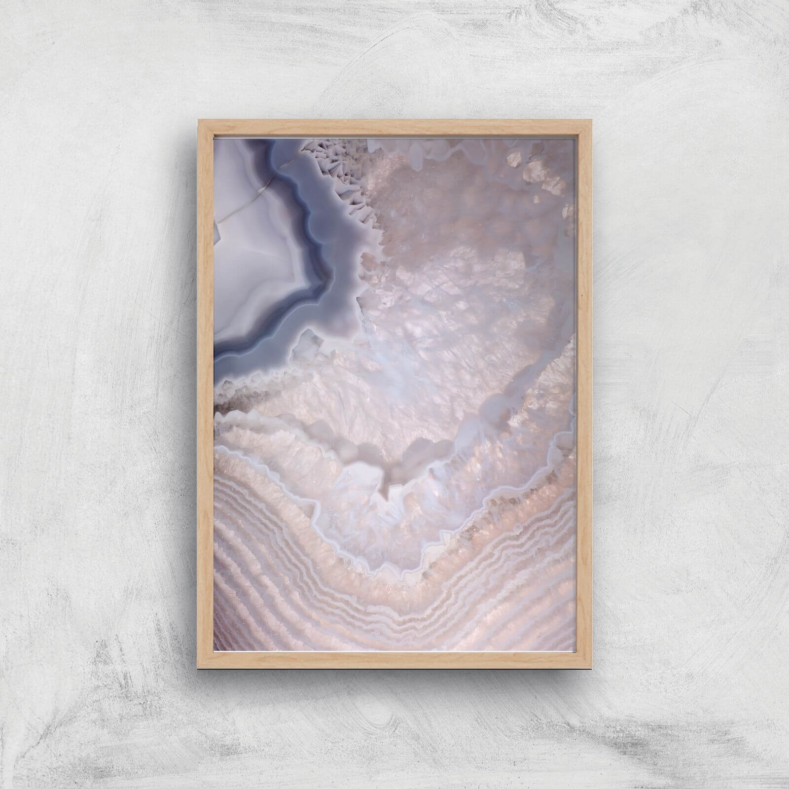 Indigo Lull Giclee Art Print - A3 - Wooden Frame