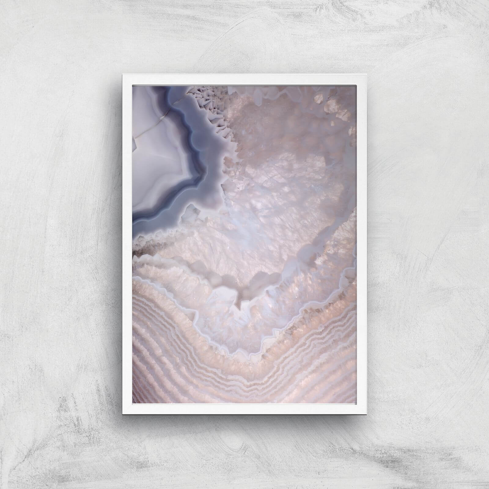 Indigo Lull Giclee Art Print - A3 - White Frame