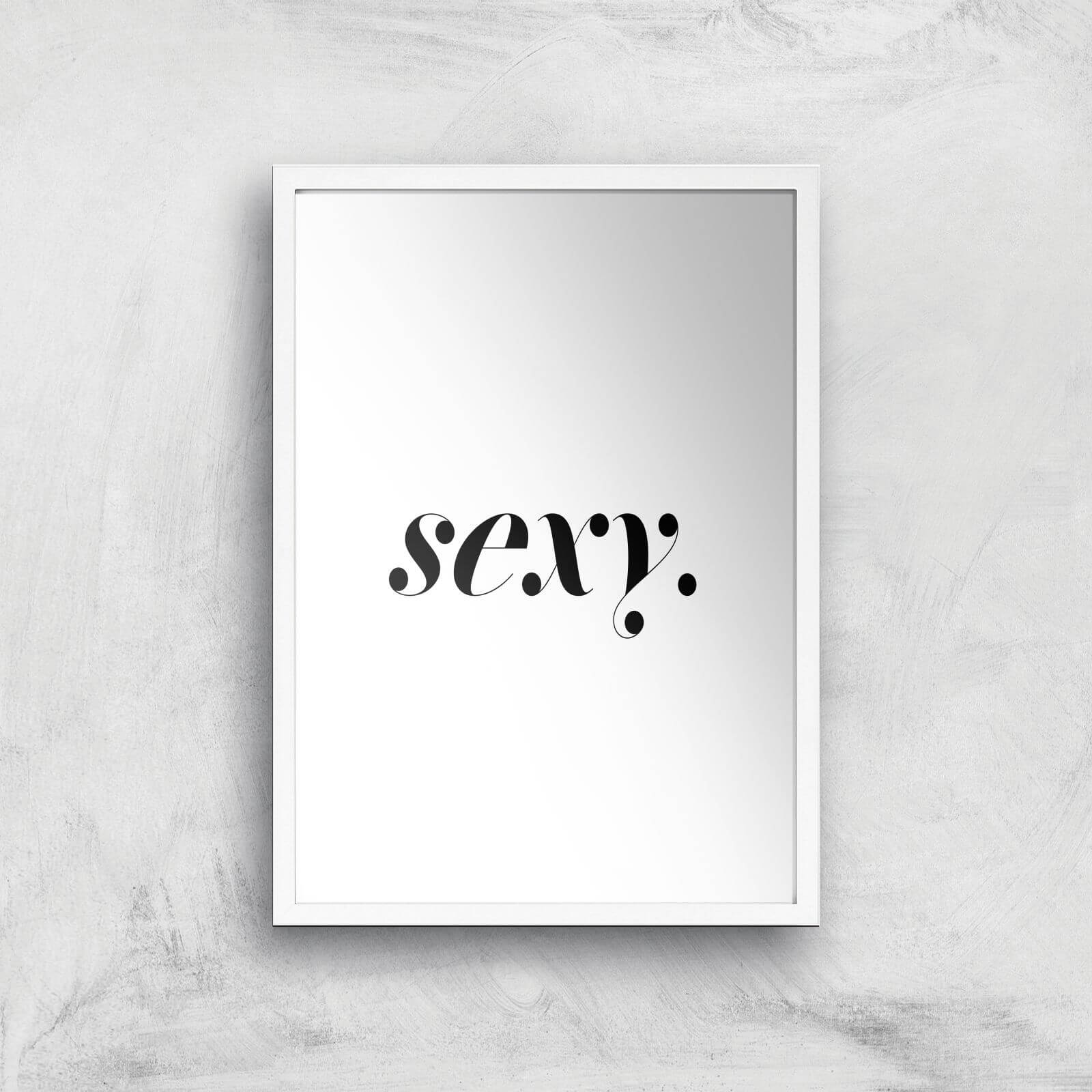 Bright Sexy Giclee Art Print - A3 - White Frame