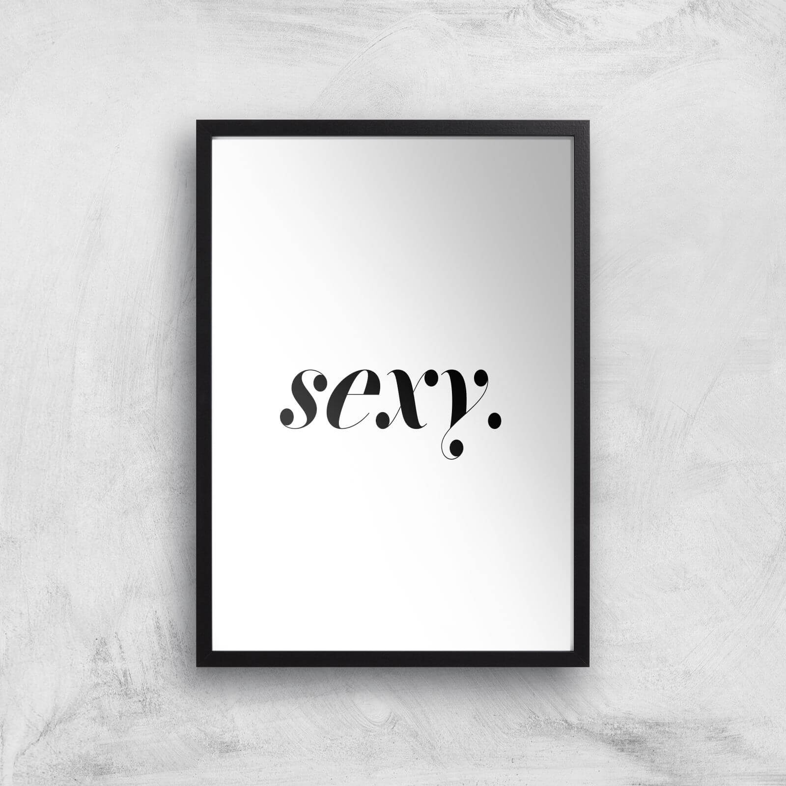Bright Sexy Giclee Art Print - A2 - Black Frame