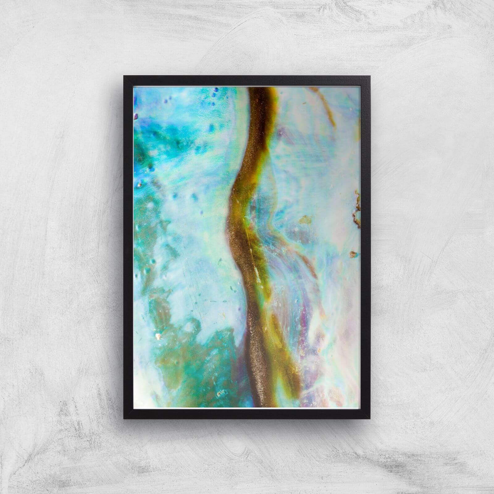 Glitter Pond Giclee Art Print - A2 - Black Frame
