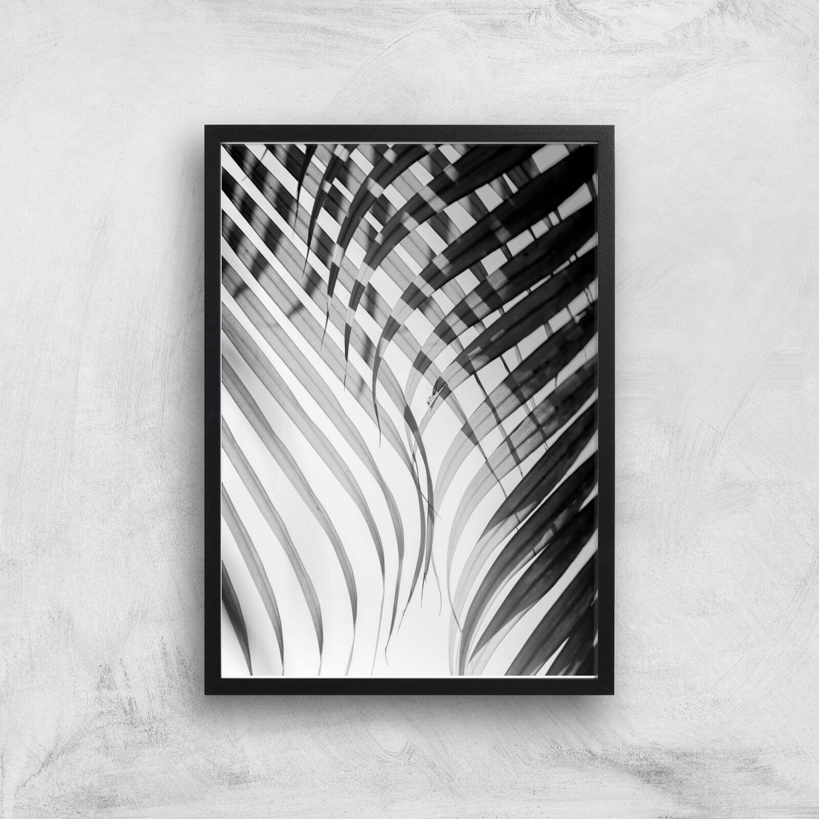 Tropical Curtain Giclee Art Print - A3 - Black Frame