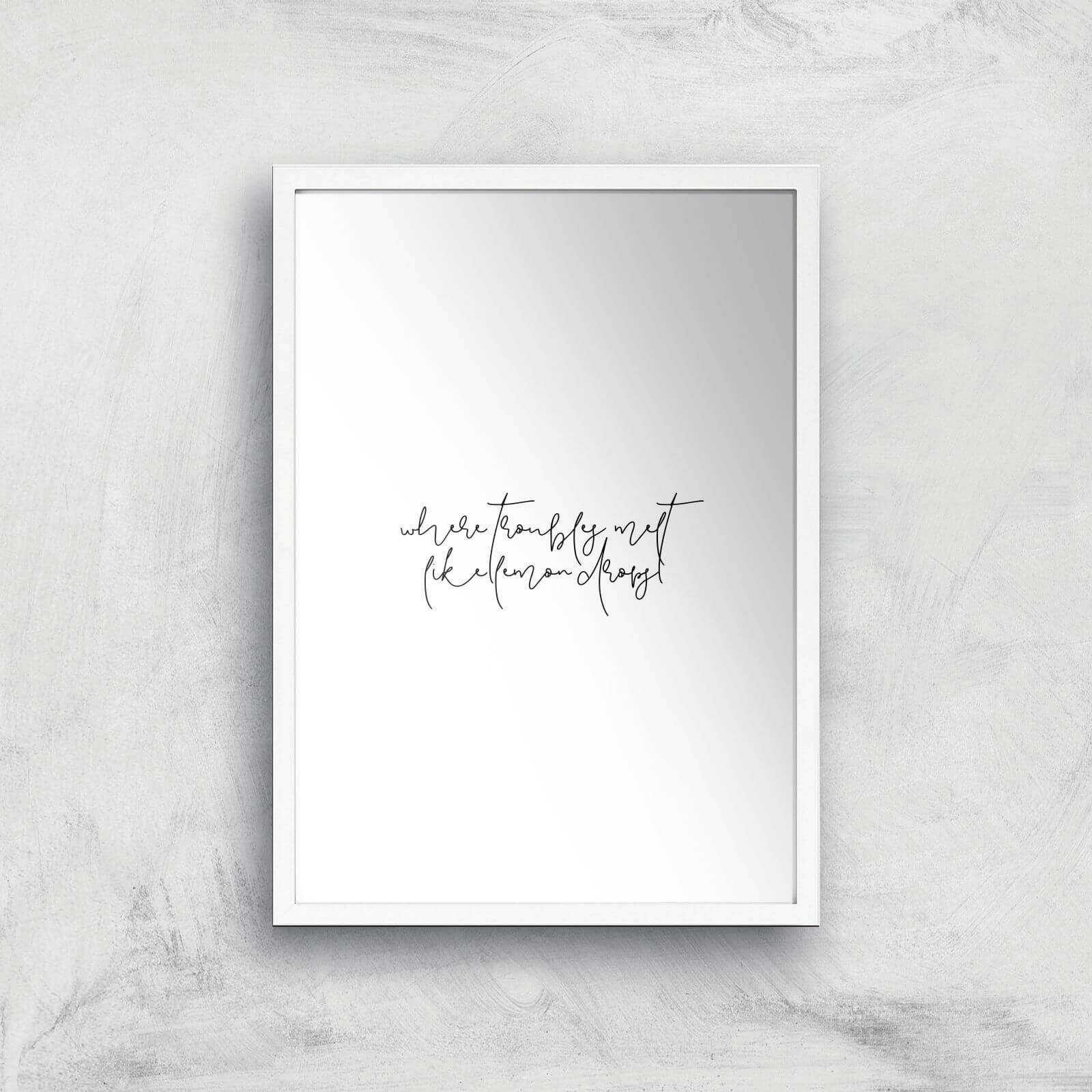 Where Troubles Melt Giclee Art Print - A3 - White Frame