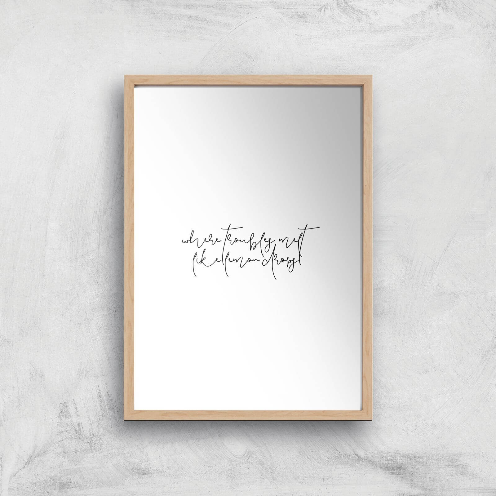 Where Troubles Melt Giclee Art Print - A2 - Wooden Frame